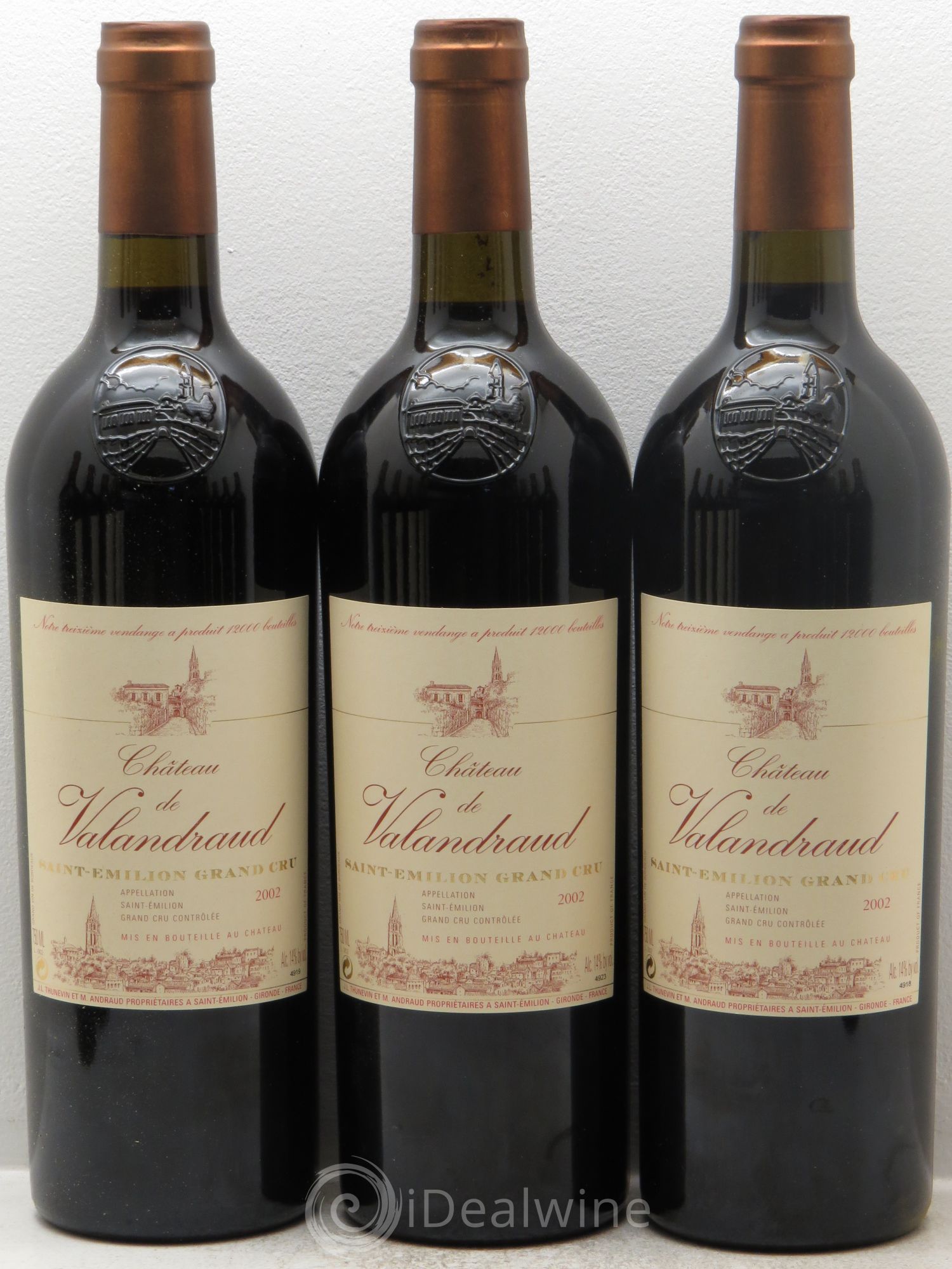 Château de Valandraud 2002 - Lot de 12 bouteilles - 1