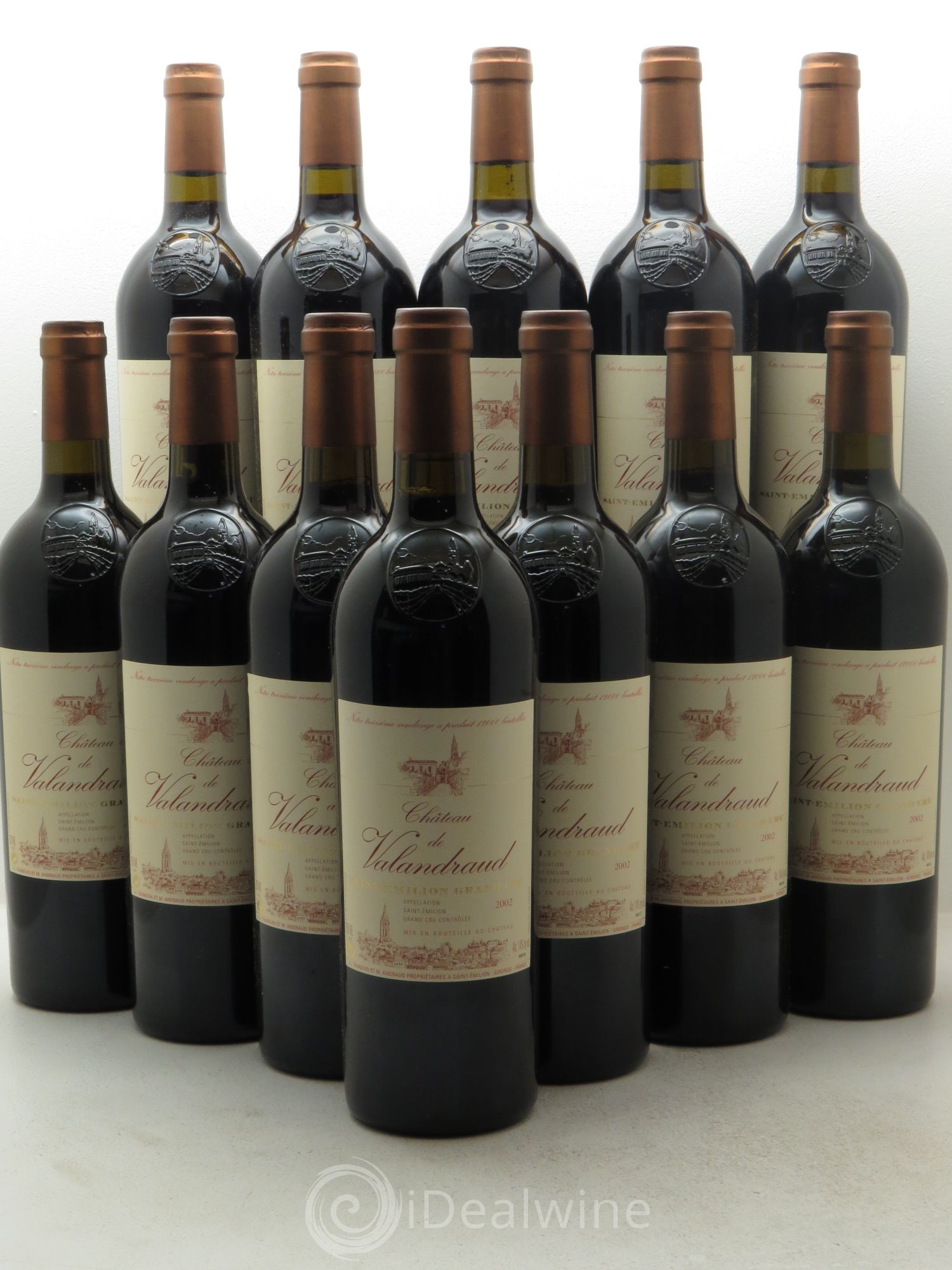 Château de Valandraud 2002 - Lot de 12 bouteilles - 0