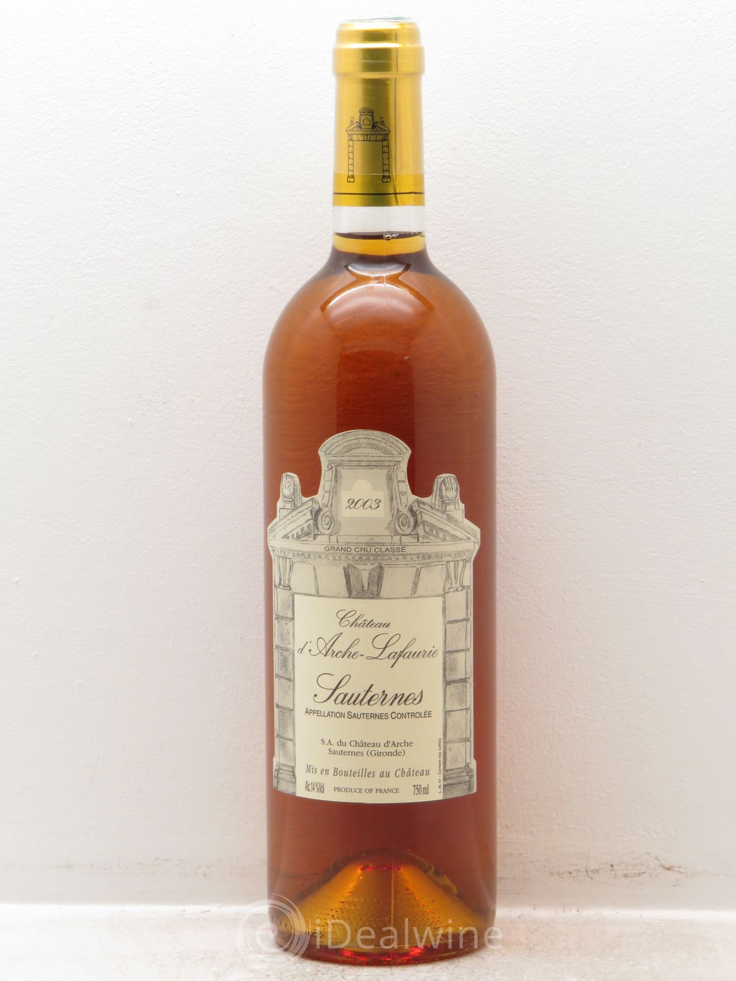 Château d' Arche 2ème Grand Cru Classé 2003 - Lotto di 12 bottiglie - 0