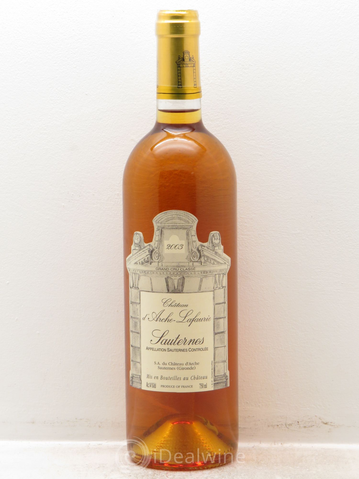 Château d' Arche 2ème Grand Cru Classé 2003 - Lotto di 6 bottiglie - 0