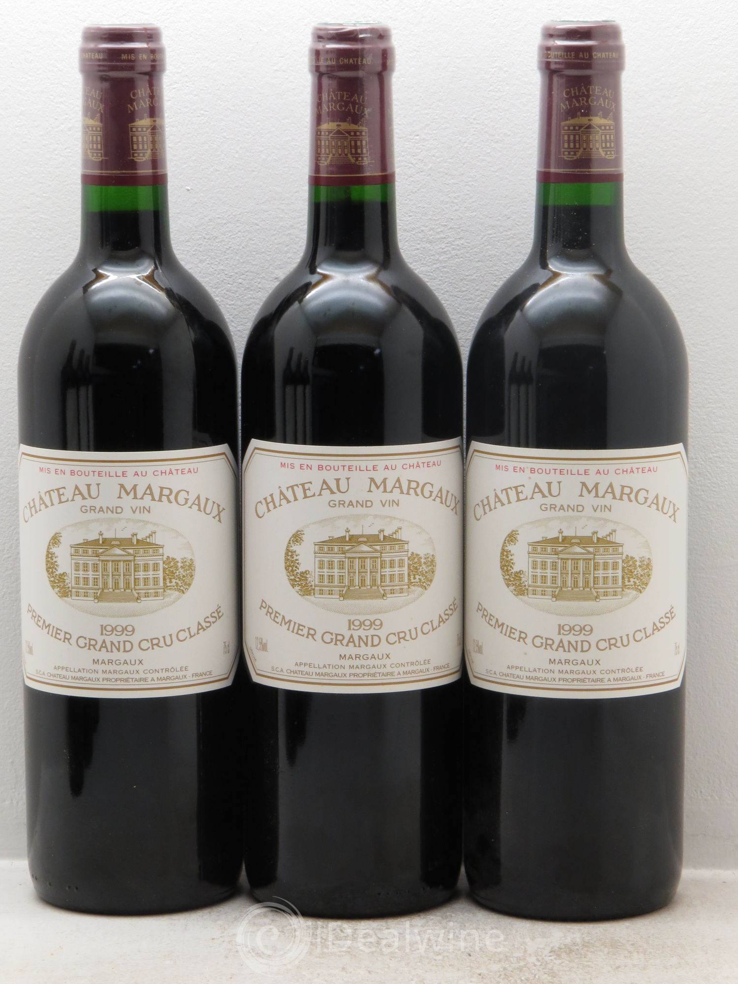 Château Margaux 1er Grand Cru Classé 1999 - Lot de 6 bouteilles - 1