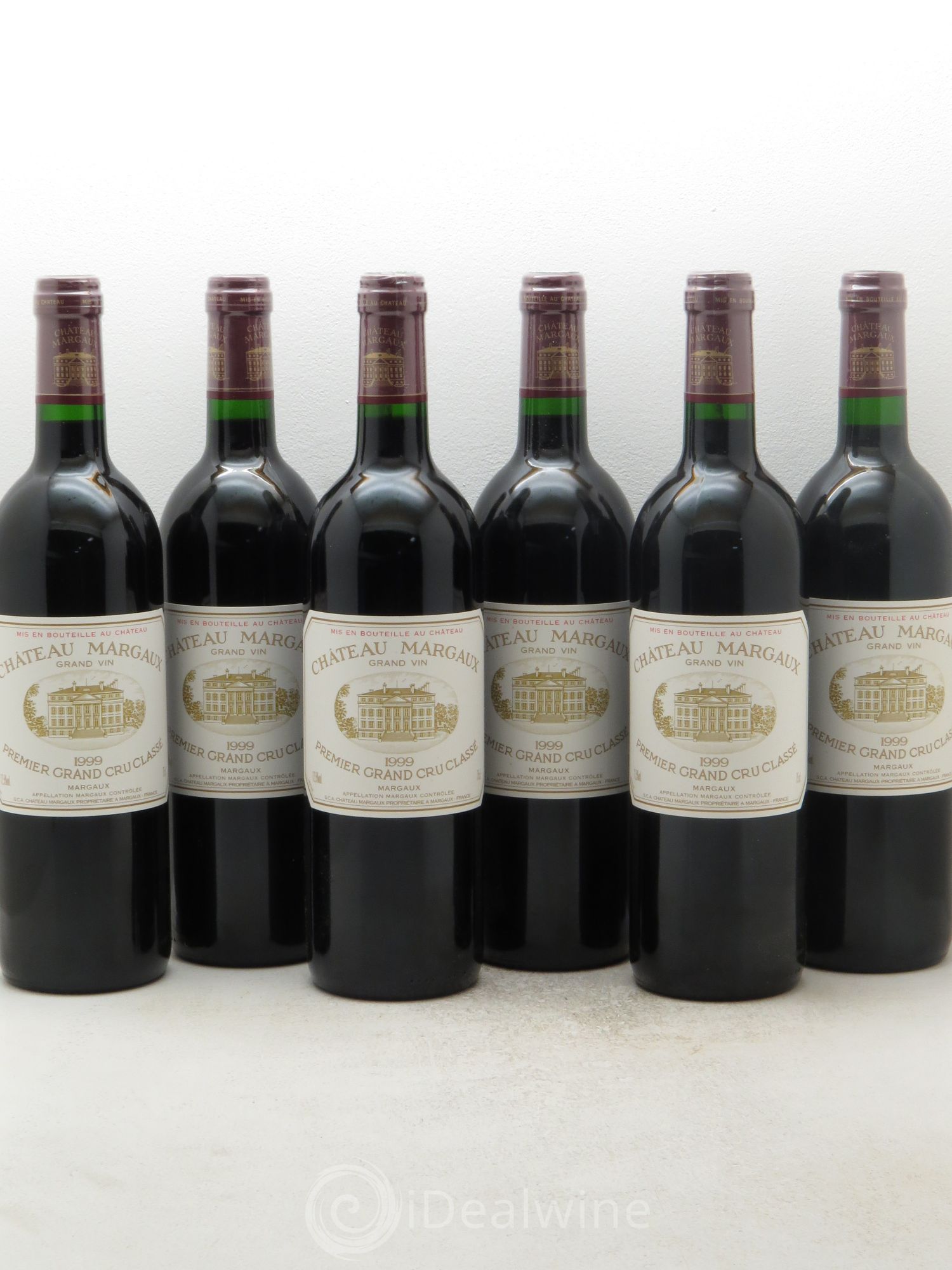 Château Margaux 1er Grand Cru Classé 1999 - Lot de 6 bouteilles - 0