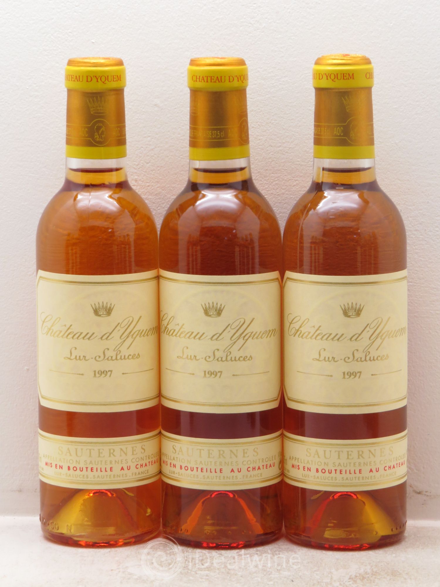 Château d' Yquem 1er Cru Classé Supérieur 1997 - Posten von 12 Demi-Flaschen - 1