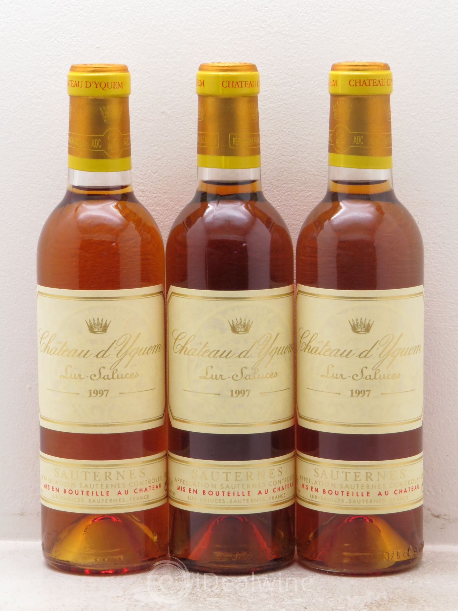 Château d' Yquem 1er Cru Classé Supérieur 1997 - Posten von 12 Demi-Flaschen - 4