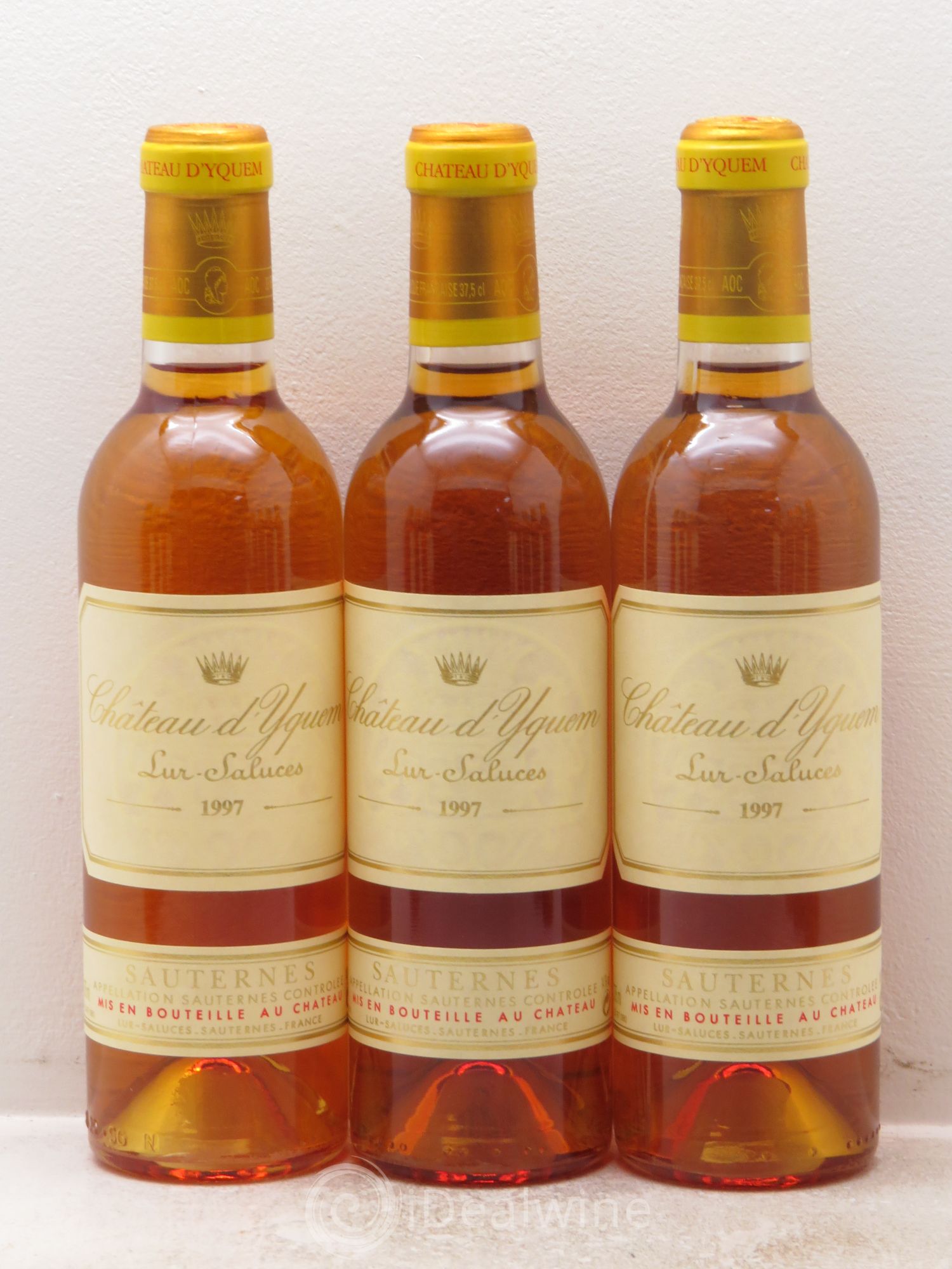 Château d' Yquem 1er Cru Classé Supérieur 1997 - Posten von 12 Demi-Flaschen - 1