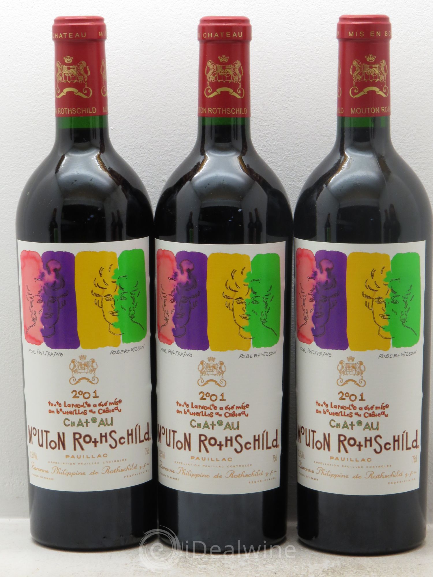 Château Mouton Rothschild 1er Grand Cru Classé 2001 - Lot de 12 bouteilles - 3