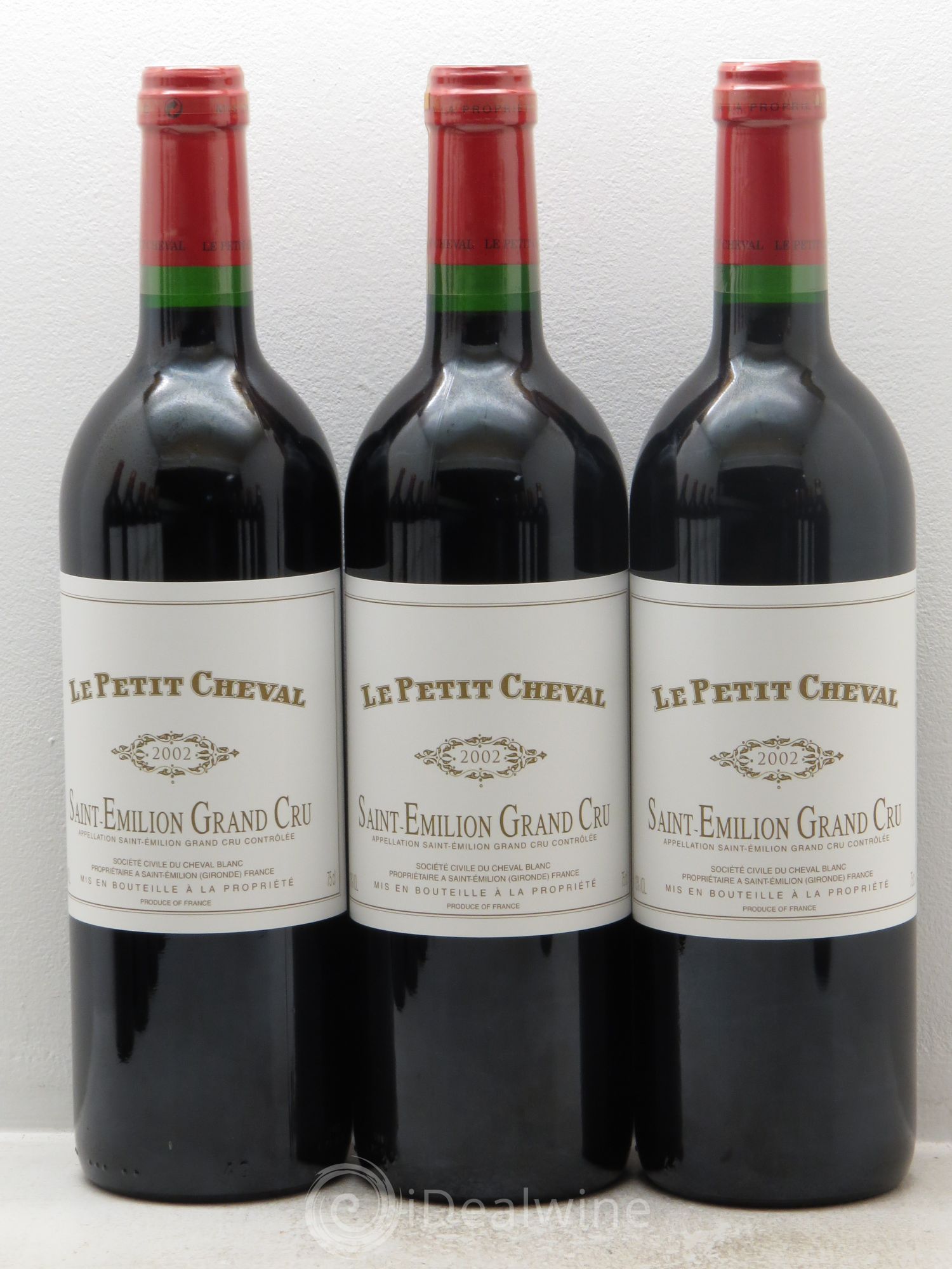 Le Petit Cheval Second Vin 2002 - Lot de 12 bouteilles - 1