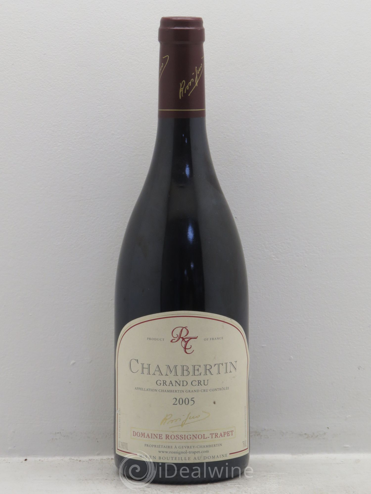 Chambertin Grand Cru Rossignol-Trapet (Domaine) 2005 - Lot de 1 bouteille - 0