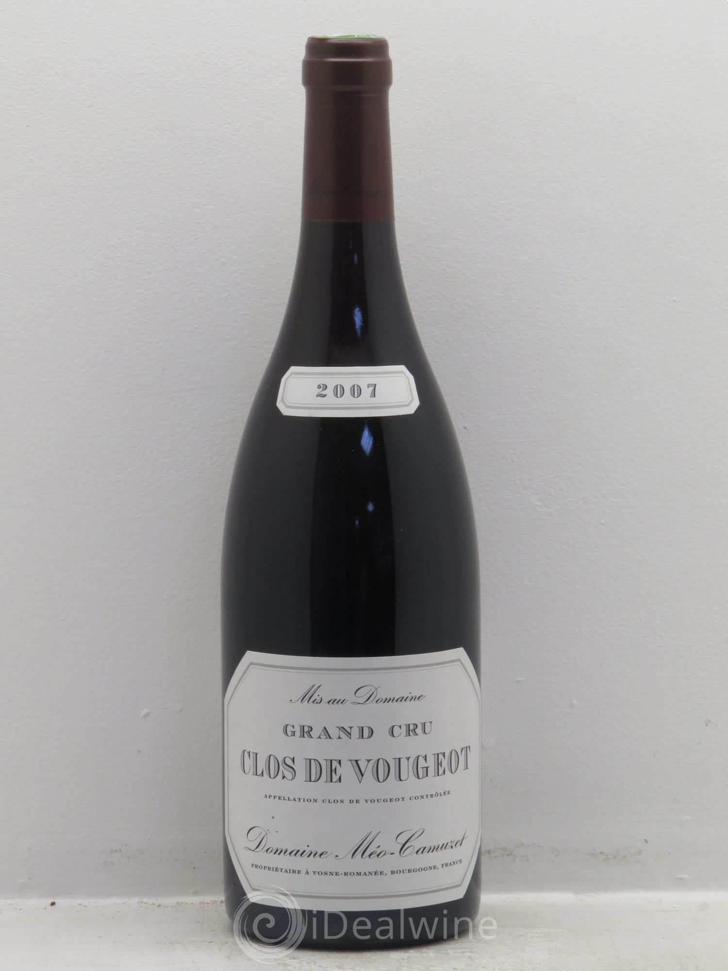 Clos de Vougeot Grand Cru Méo-Camuzet (Domaine) 2007 - Lot de 1 bouteille - 0
