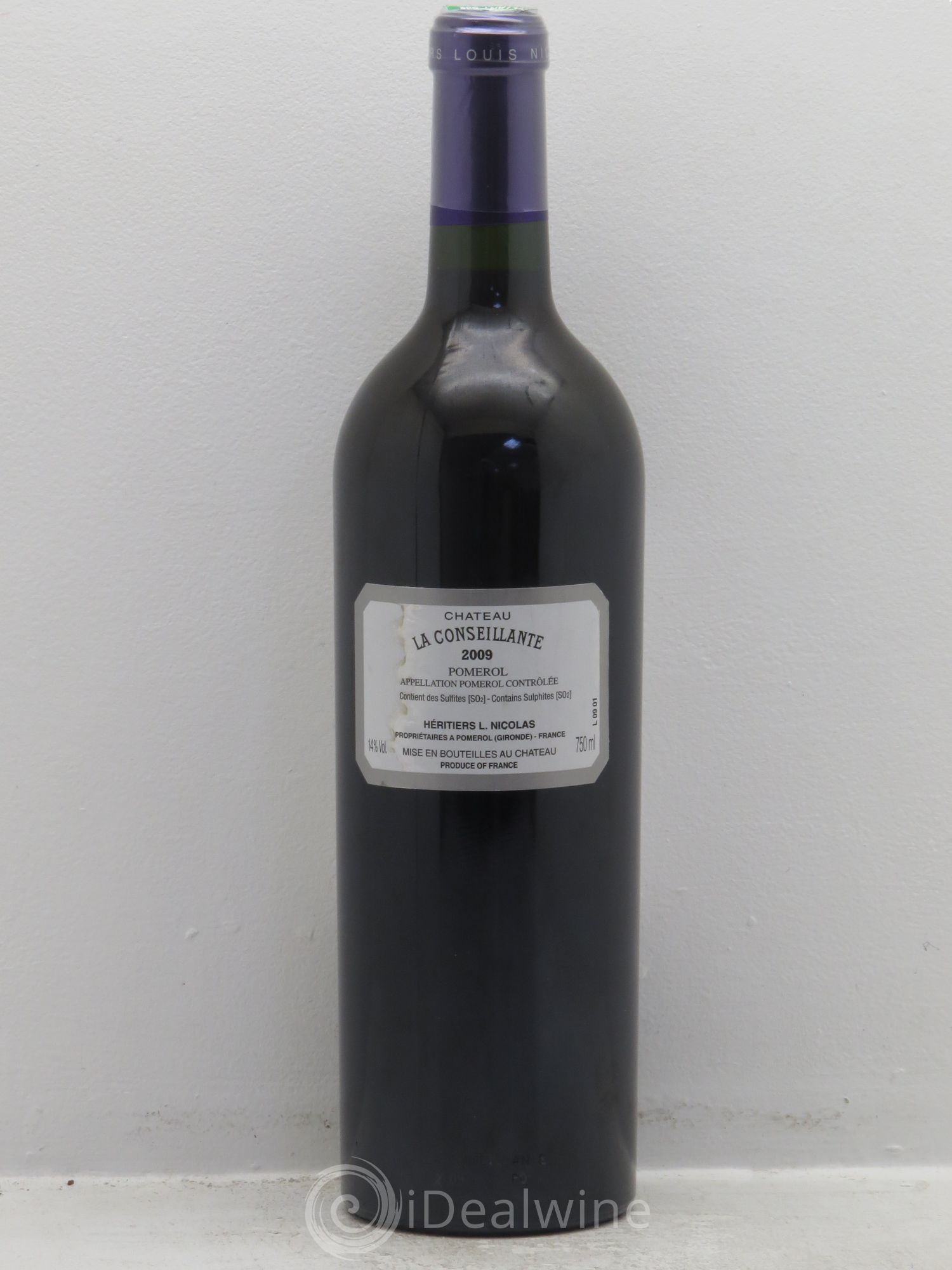 Château la Conseillante 2009 - Lot de 1 bouteille - 1