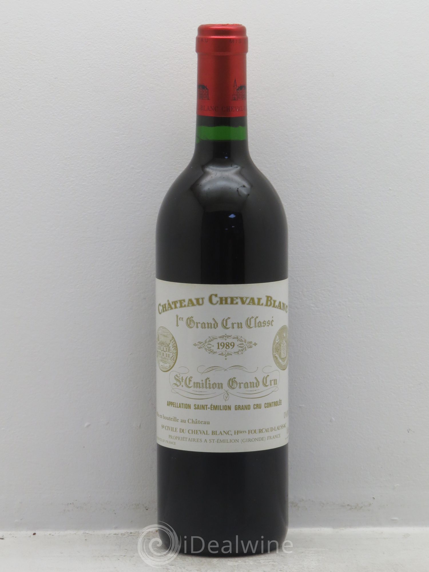 Château Cheval Blanc 1er Grand Cru Classé A 1989 - Lot de 1 bouteille - 0