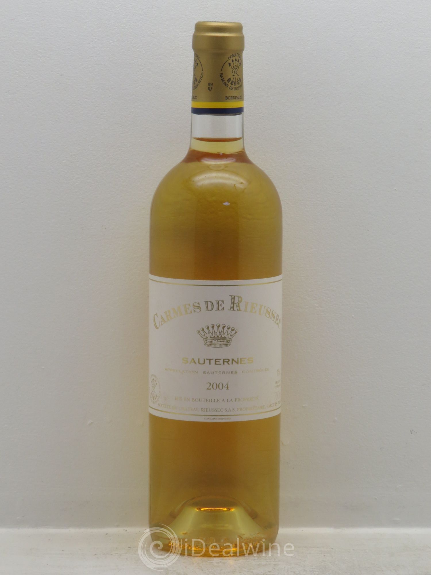 Sauternes Château Les Carmes de Rieussec 2004 - Lotto di 12 bottiglie - 0