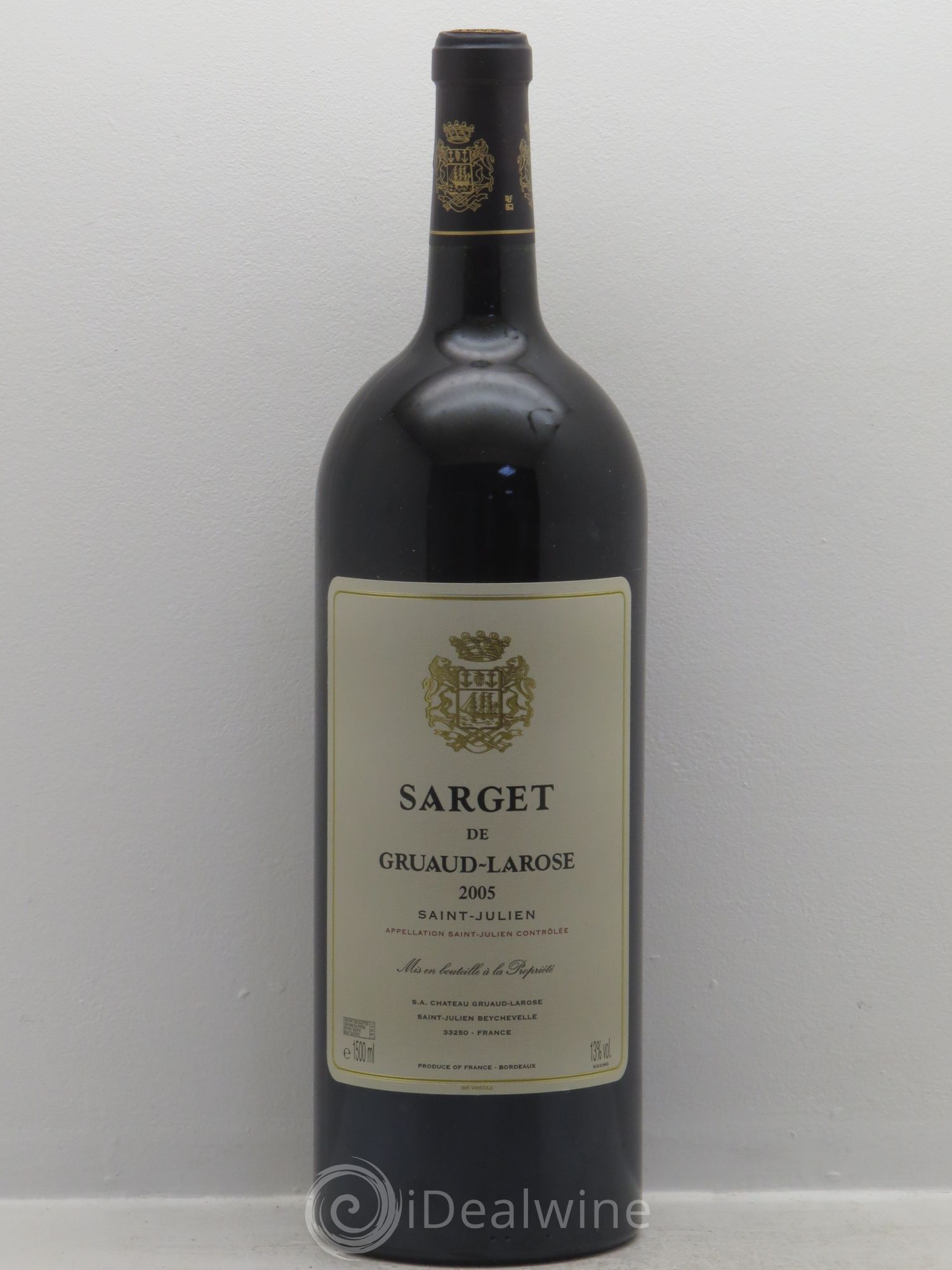 Sarget de Gruaud Larose Second Vin 2005 - Lot de 6 magnums - 0