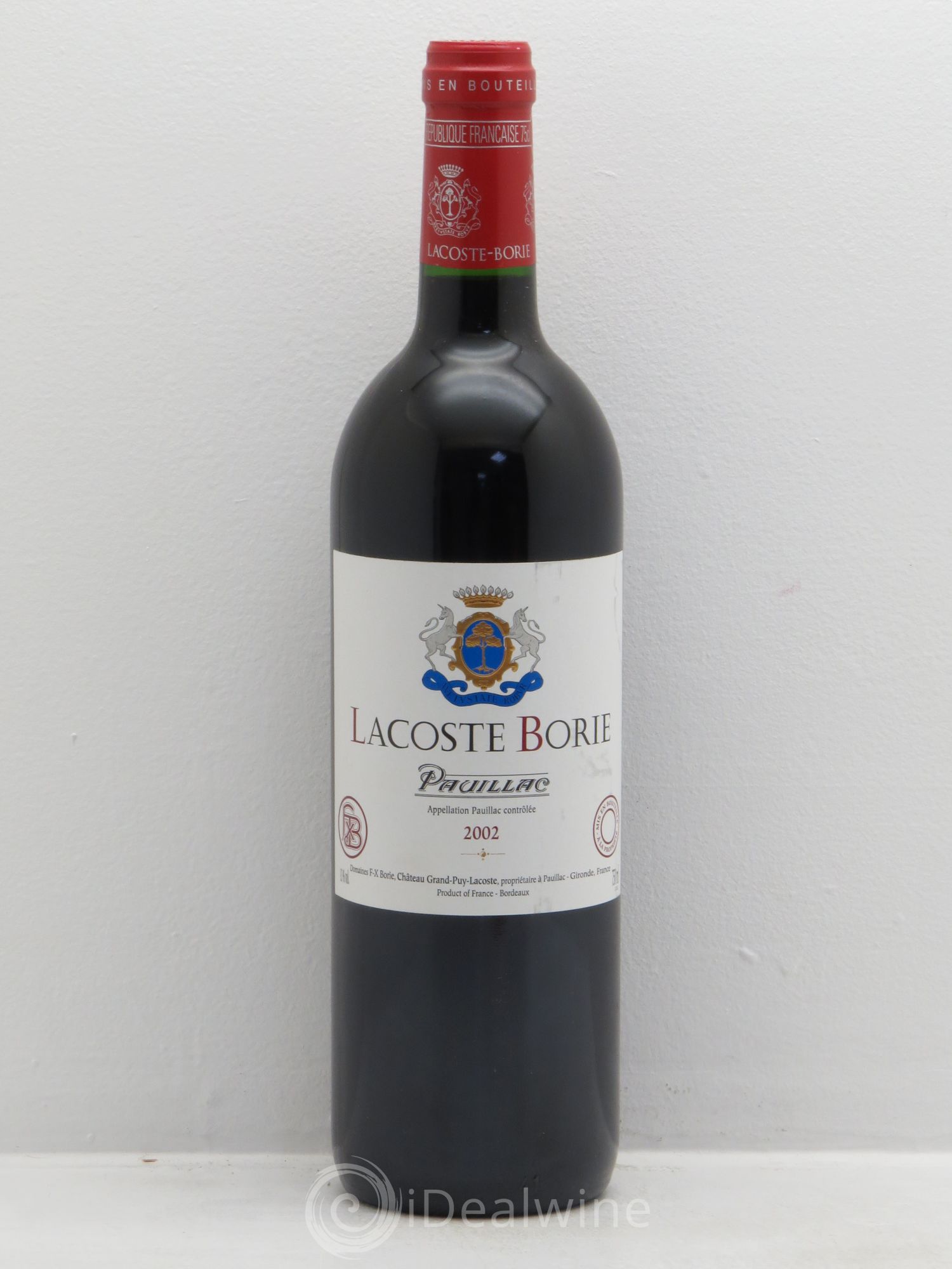 Lacoste Borie 2002 - Lot de 12 bouteilles - 0