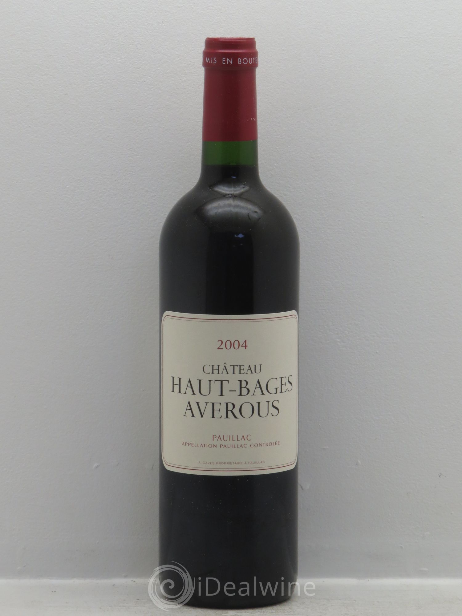 Château Haut Bages Averous Cru Bourgeois 2004 - Lot de 12 bouteilles - 0