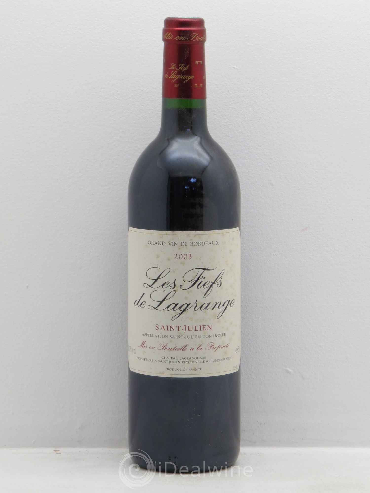 Les Fiefs de Lagrange Second Vin 2003 - Lot de 6 bouteilles - 0