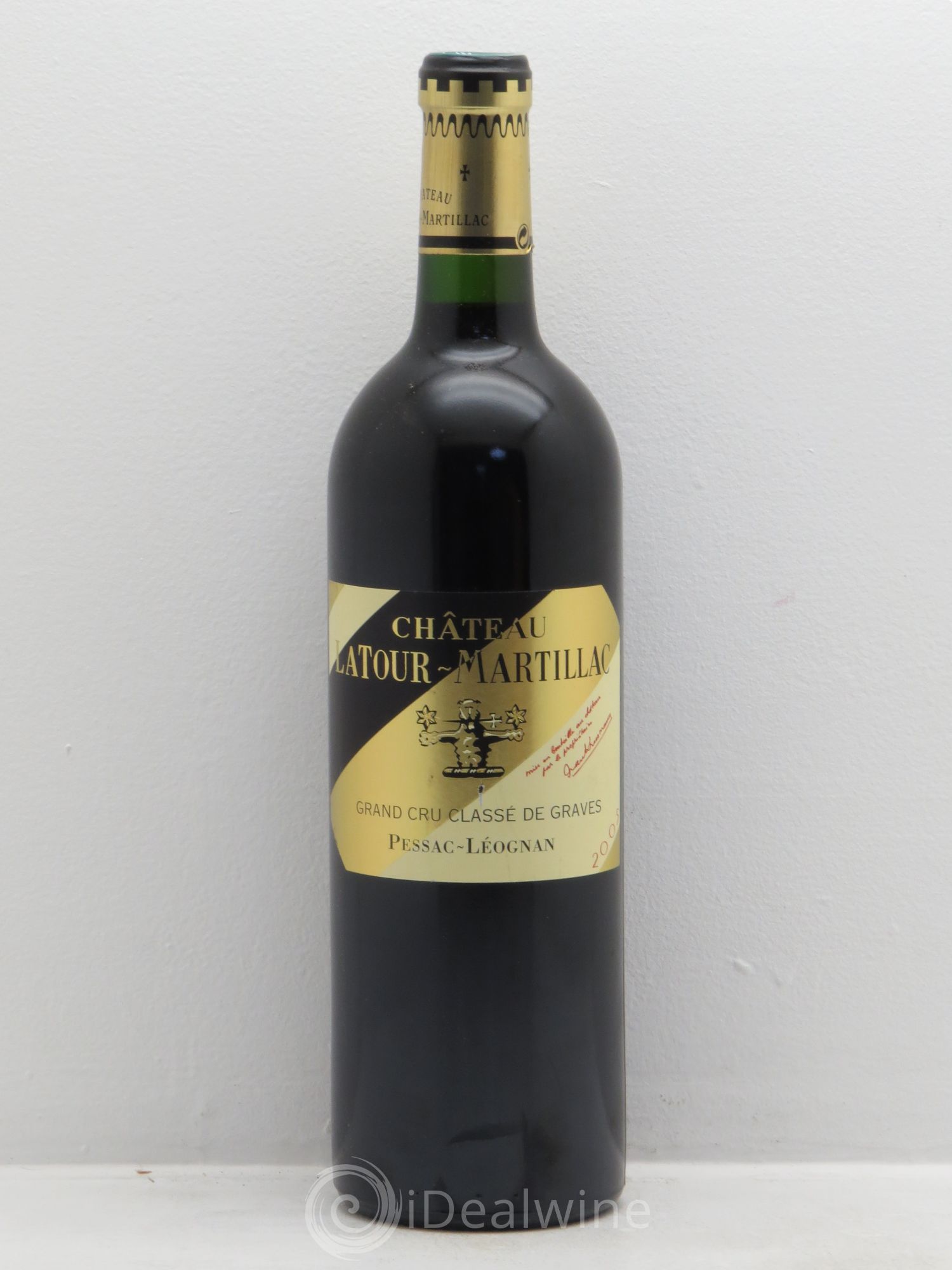 Château Latour-Martillac Cru Classé de Graves 2005 - Lot de 1 bouteille - 0