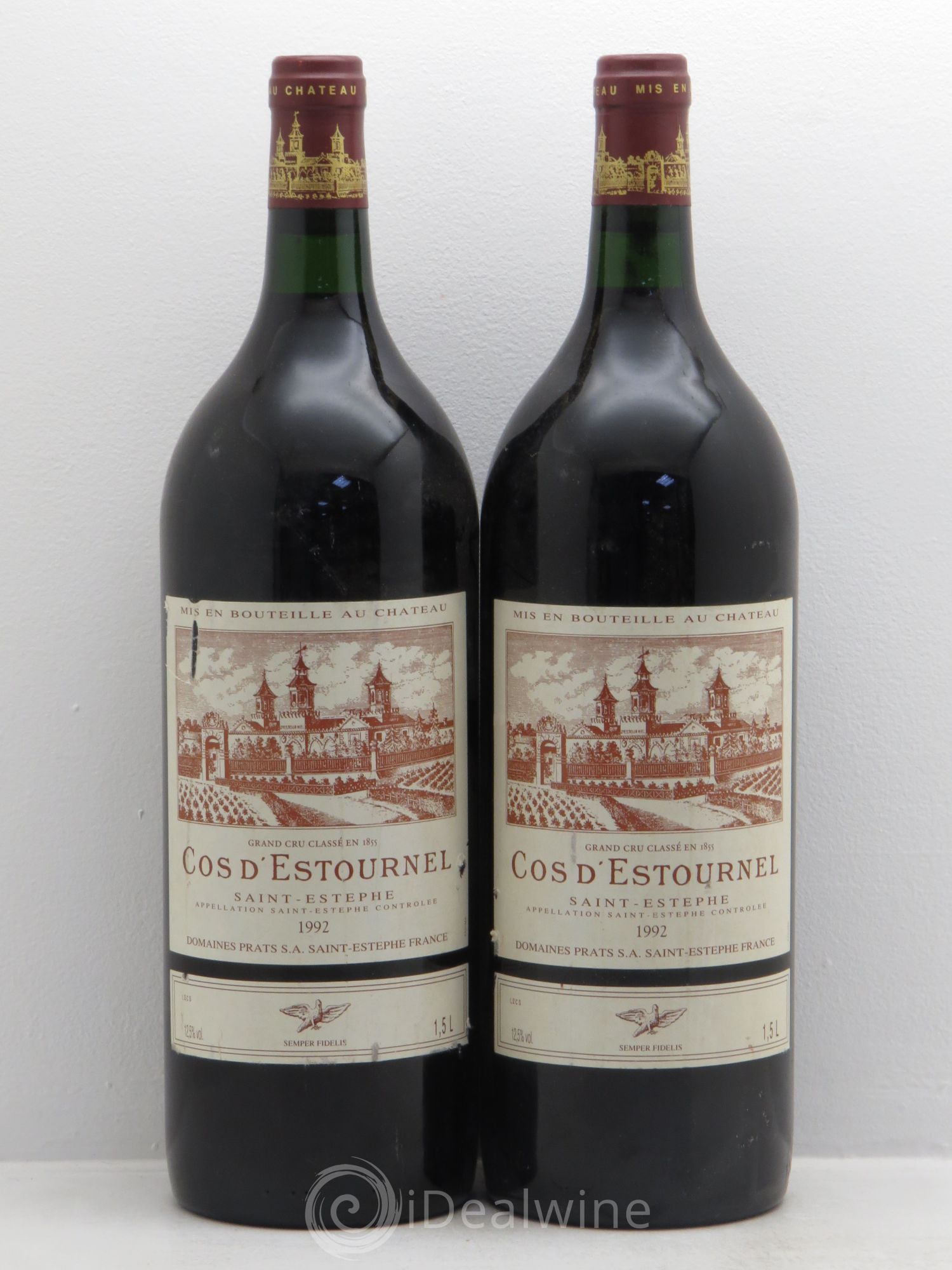 Cos d'Estournel 2ème Grand Cru Classé 1992 - Lot de 2 magnums - 0