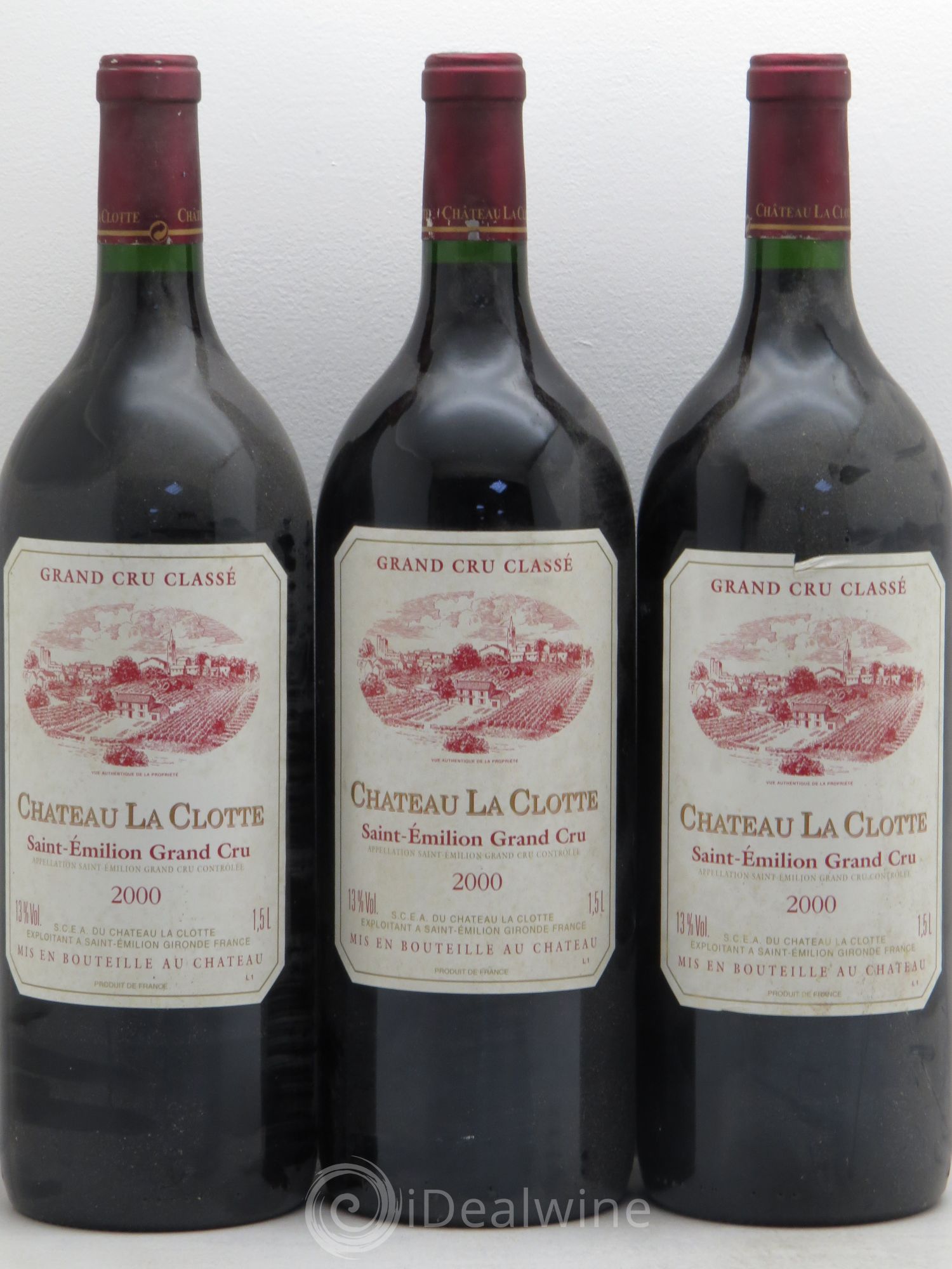 Château la Clotte 2000 - Lot de 3 magnums - 0