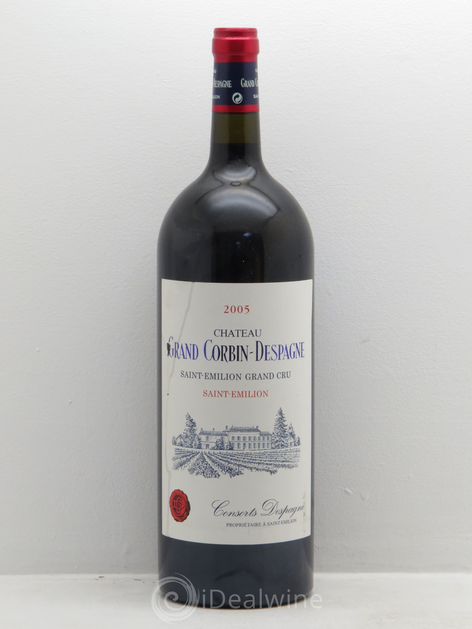 Château Grand Corbin Despagne Grand Cru Classé 2005 - Lot de 6 magnums - 0