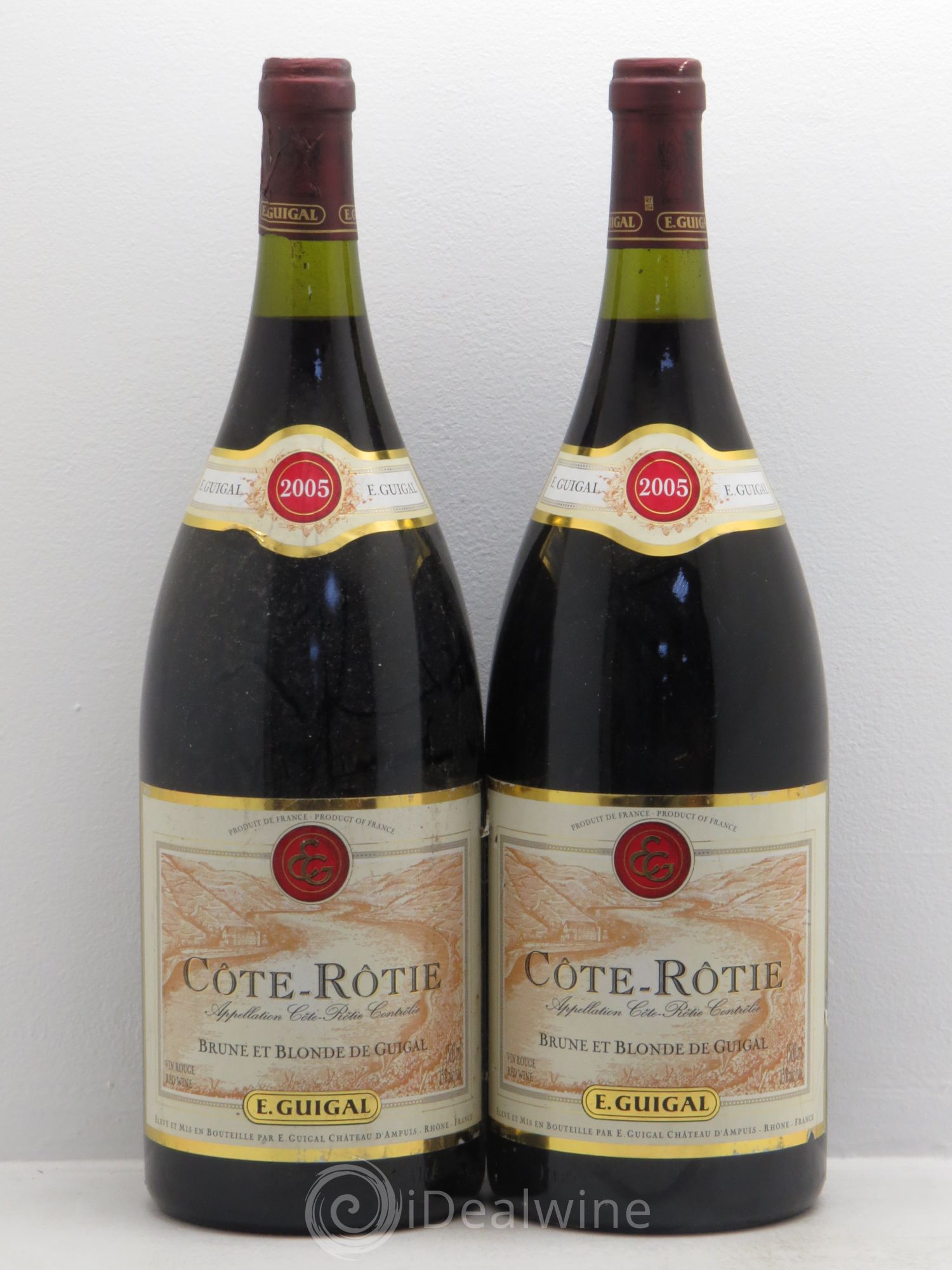 Côte-Rôtie Côtes Brune et Blonde Guigal 2005 - Lot de 2 magnums - 0