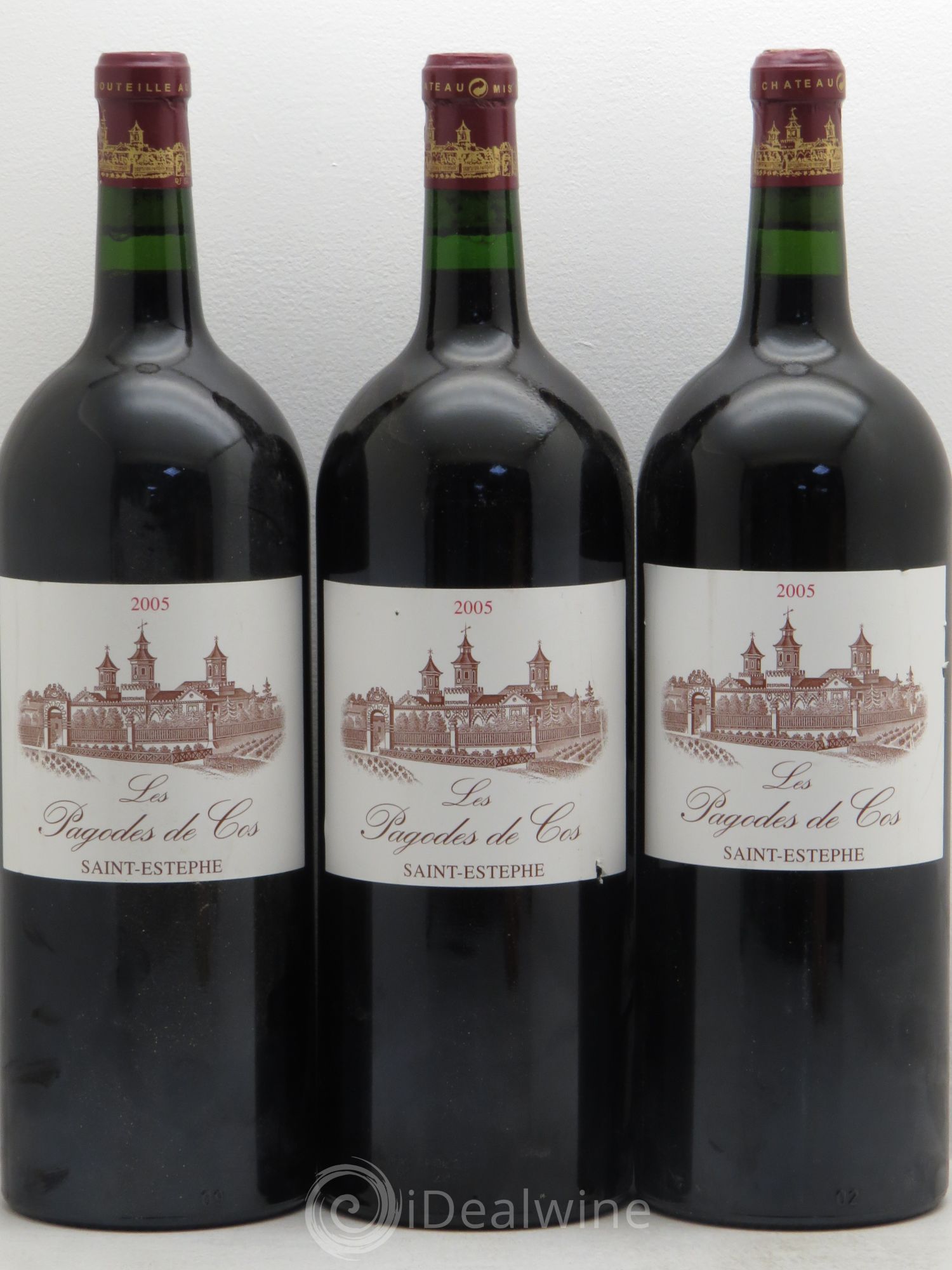 Les Pagodes de Cos Second Vin 2005 - Lot de 3 magnums - 0