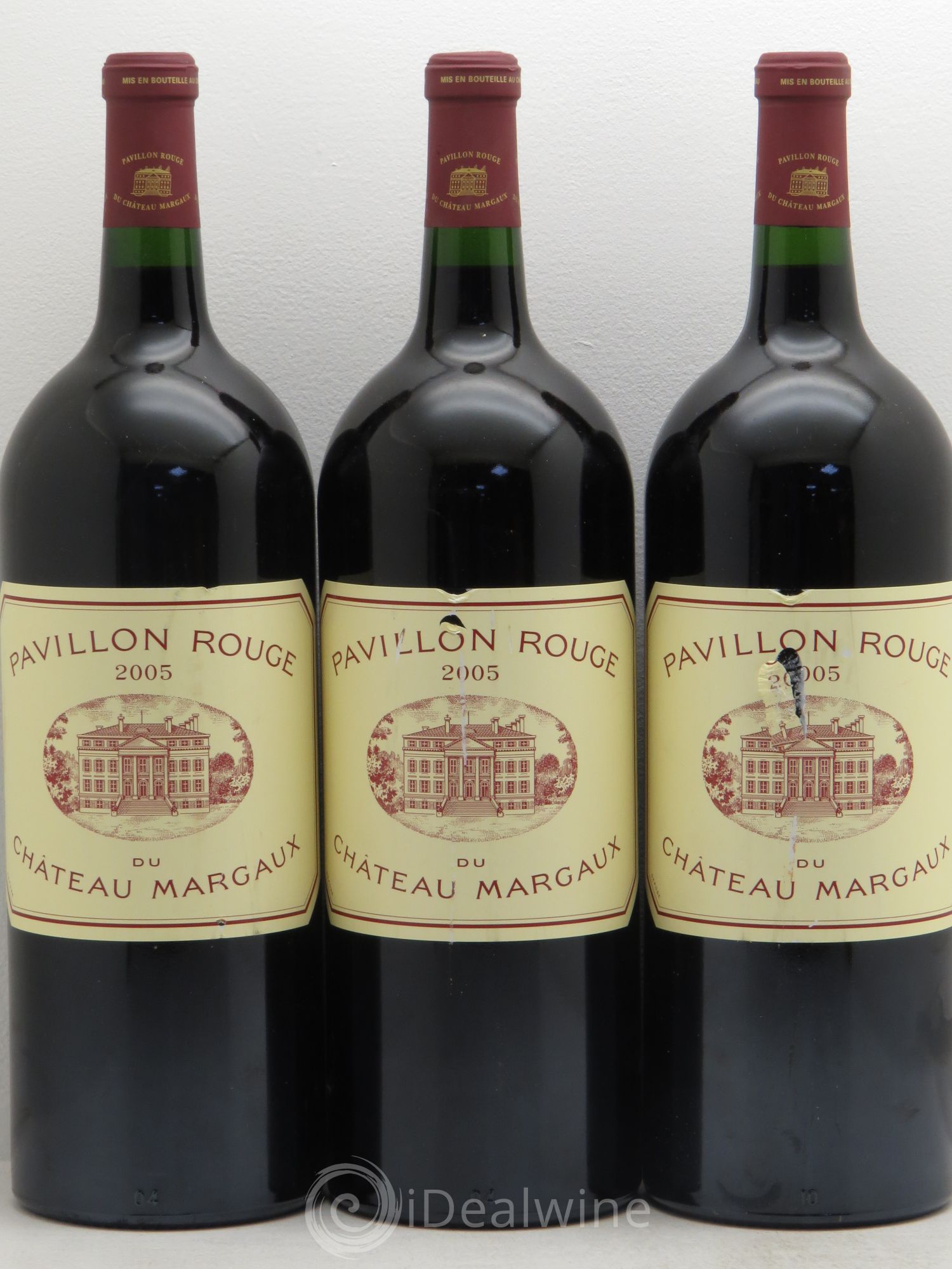 Pavillon Rouge du Château Margaux Second Vin 2005 - Lot de 3 magnums - 0