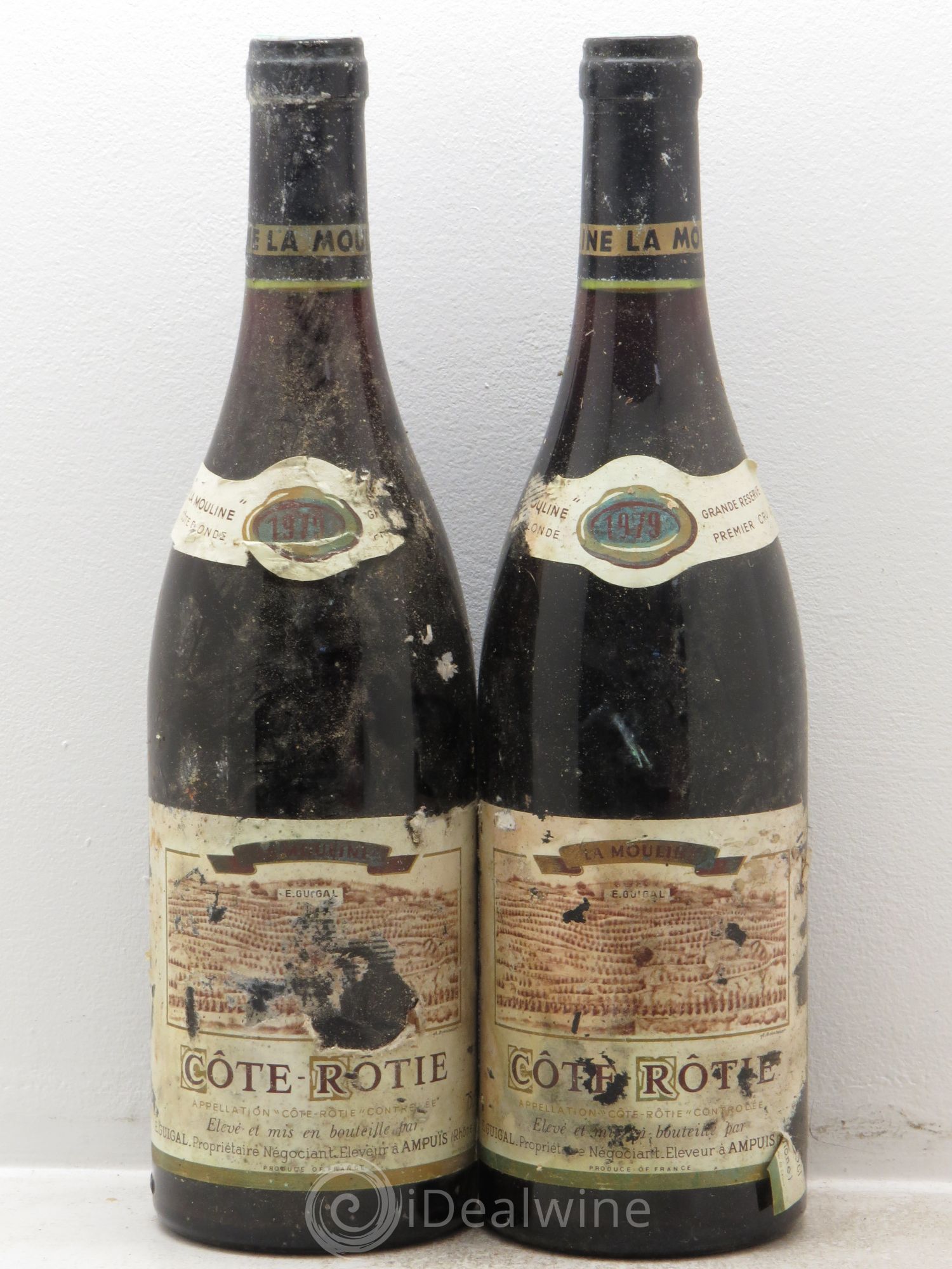 Côte-Rôtie La Mouline Guigal 1979 - Lot de 2 bouteilles - 0