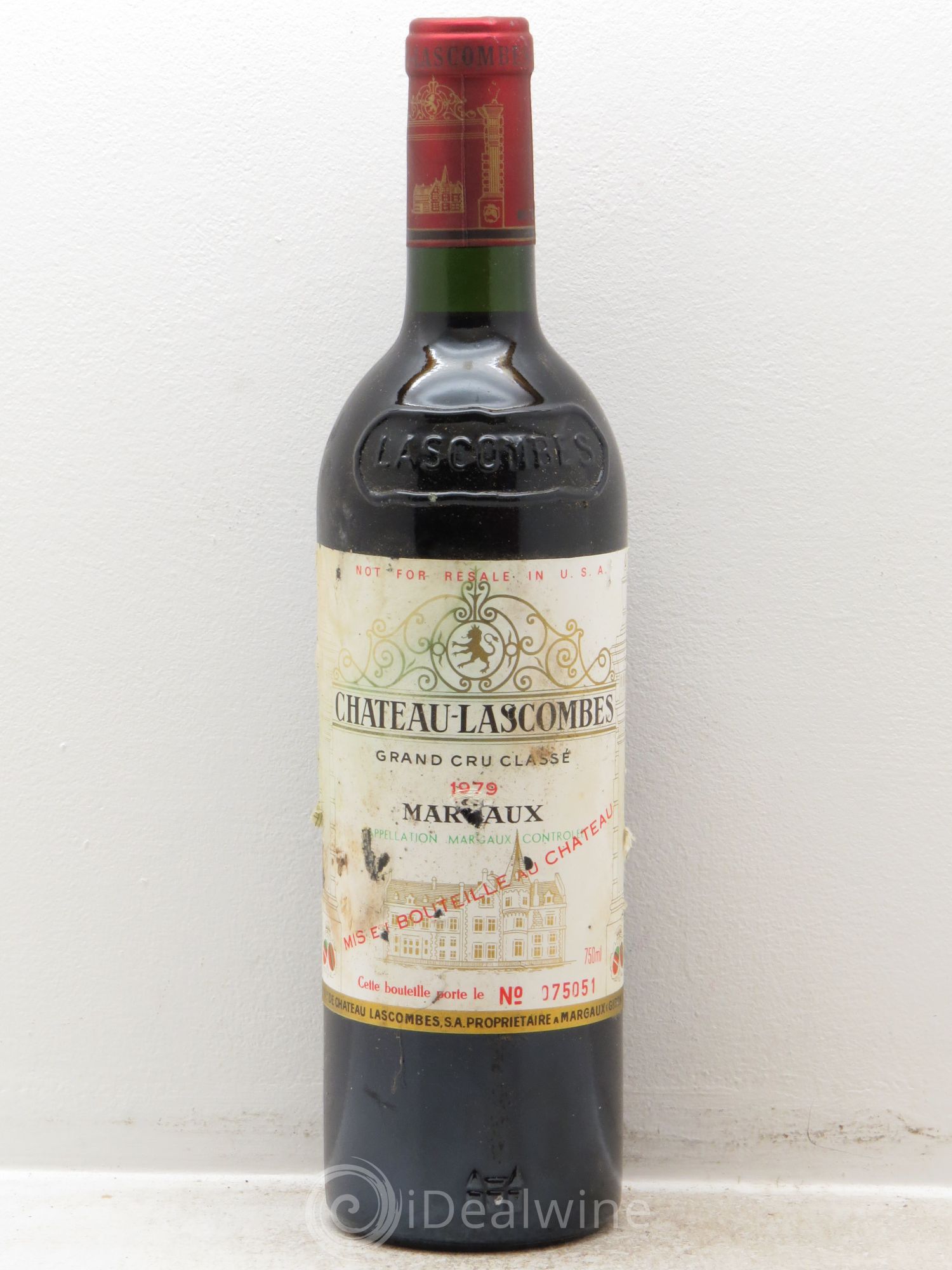 Château Lascombes 2ème Grand Cru Classé 1979 - Lot de 1 bouteille - 0