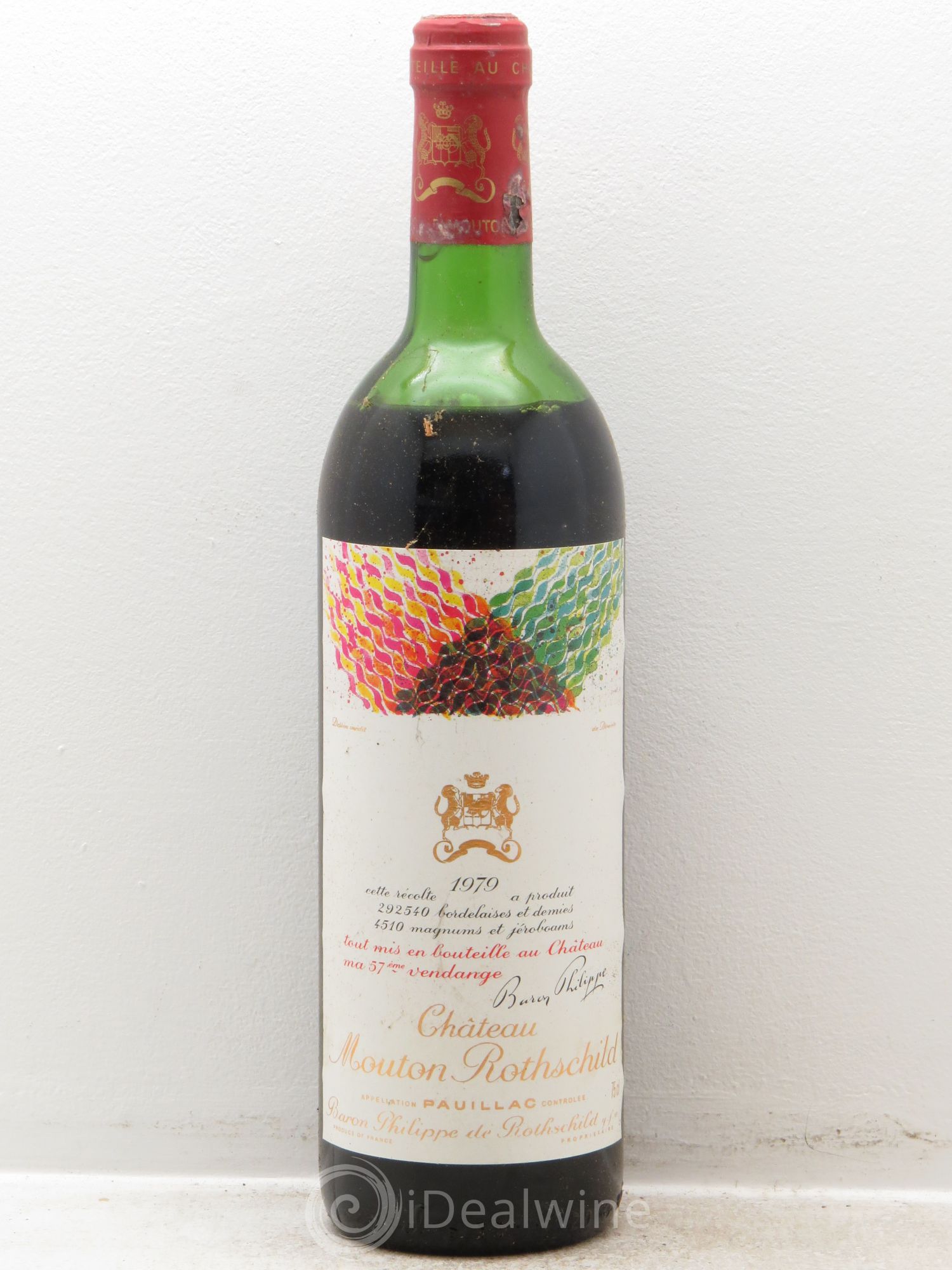 Château Mouton Rothschild 1er Grand Cru Classé 1979 - Lot de 6 bouteilles - 0