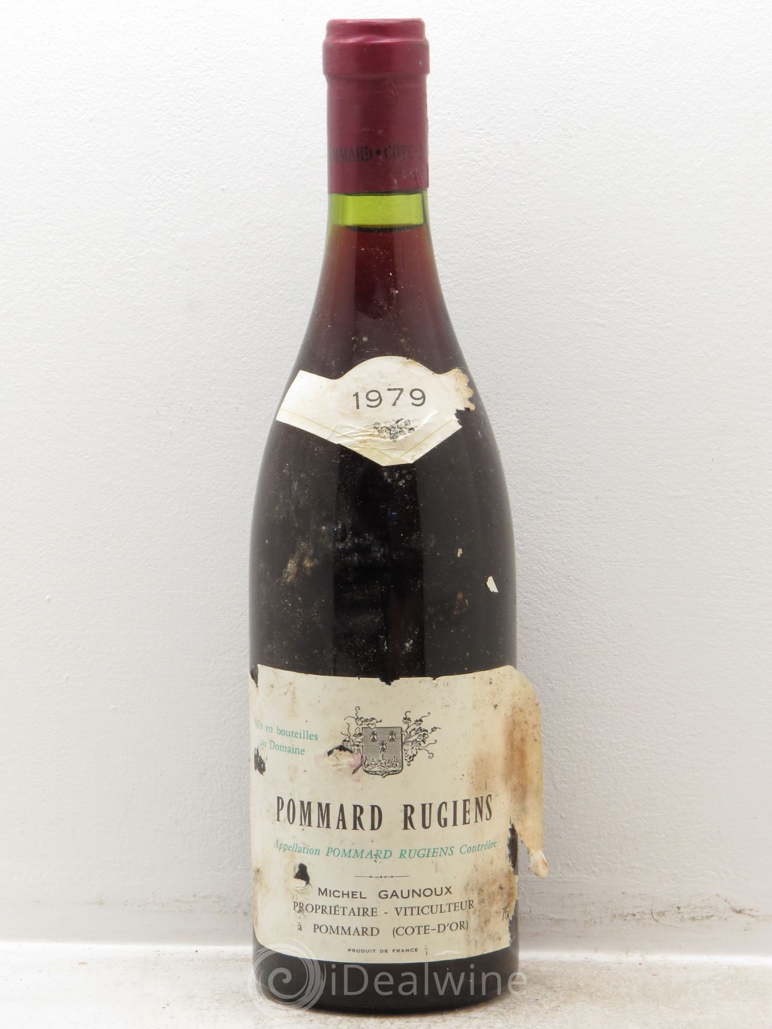 Pommard 1er Cru Rugiens François Gaunoux (Domaine) 1979 - Lot de 1 bouteille - 0