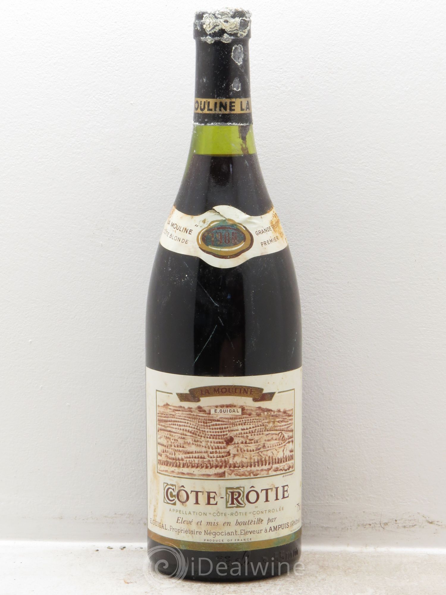 Côte-Rôtie La Mouline Guigal 1980 - Lot de 1 bouteille - 0