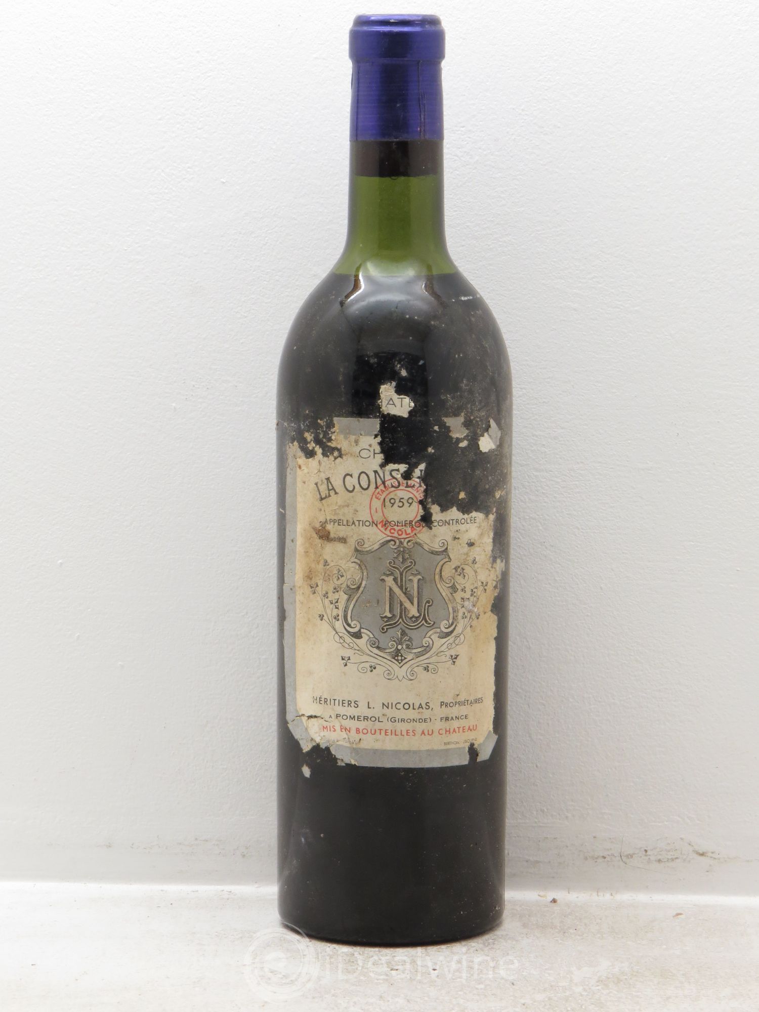 Château la Conseillante 1959 - Lot de 1 bouteille - 0