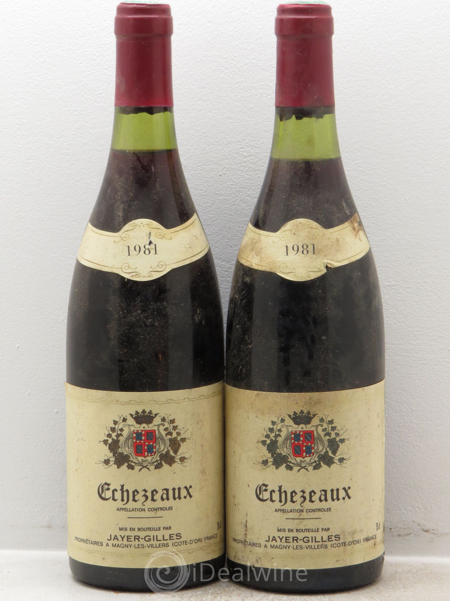 Echezeaux Grand Cru Jayer-Gilles (sans prix de réserve) 1981 - Lot de 2 bouteilles - 0
