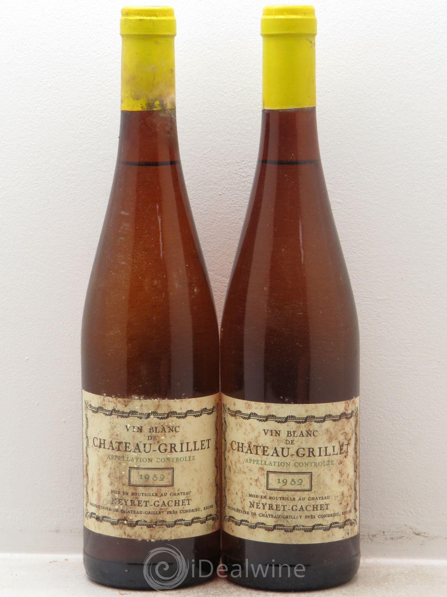 Château Grillet Château-Grillet 1982 - Lot de 2 bouteilles - 0