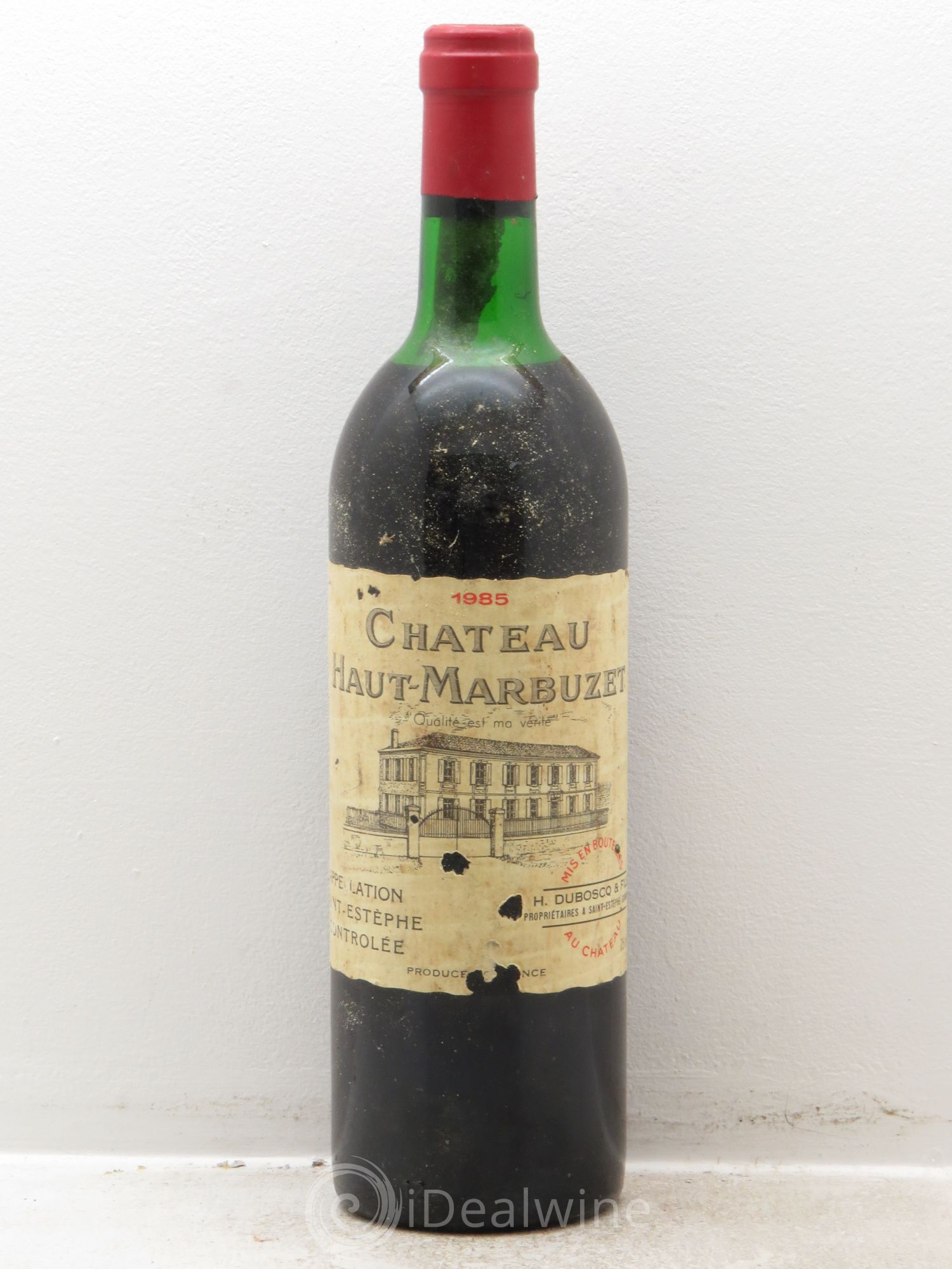 Château Haut Marbuzet 1985 - Lot de 1 bouteille - 0