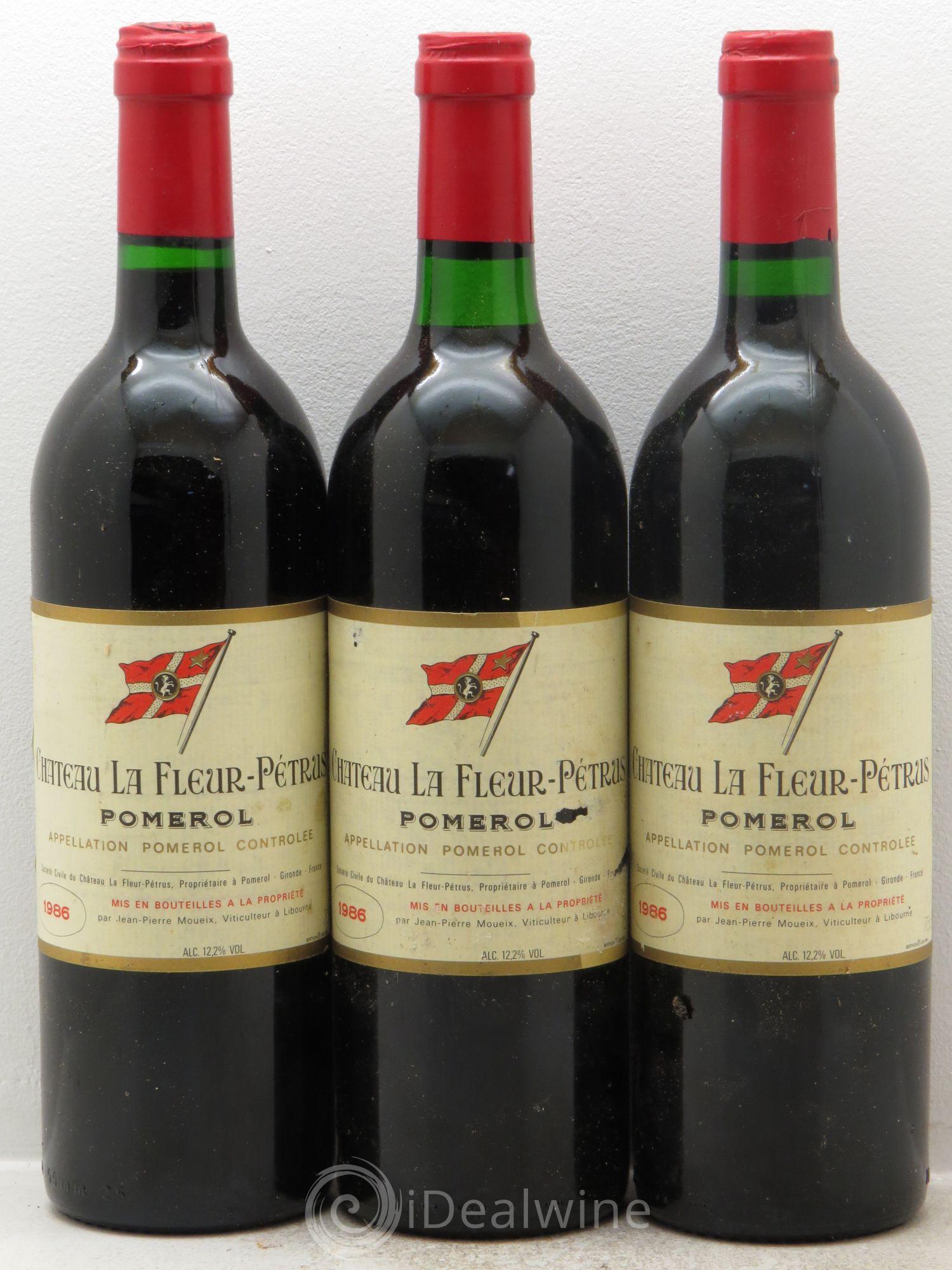 Château la Fleur Petrus 1986 - Lot de 3 bouteilles - 0