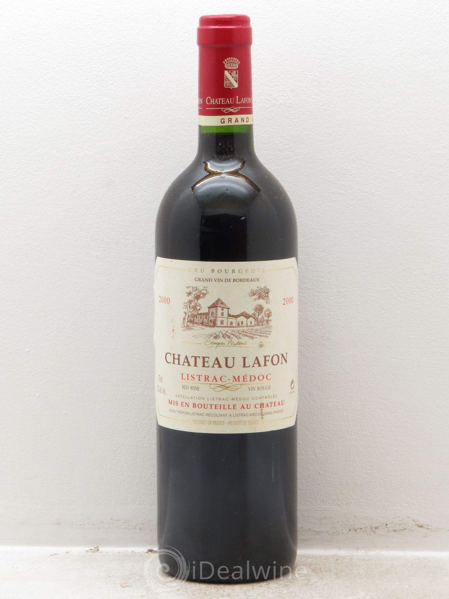 Bordeaux Lafon Listrac Médoc 2000 - Posten von 1 Flasche - 0