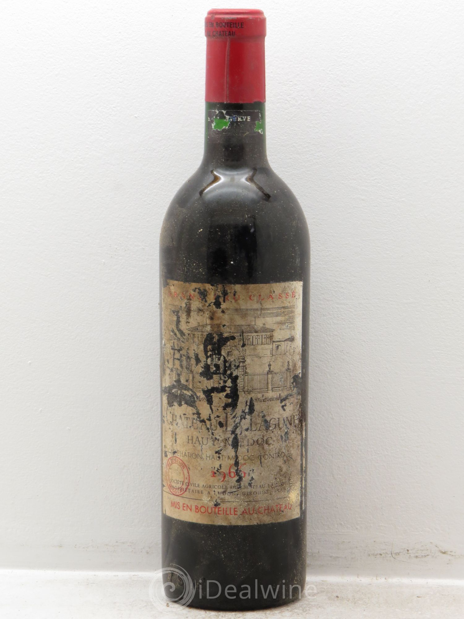 Château la Lagune 3ème Grand Cru Classé 1966 - Lot de 1 bouteille - 0