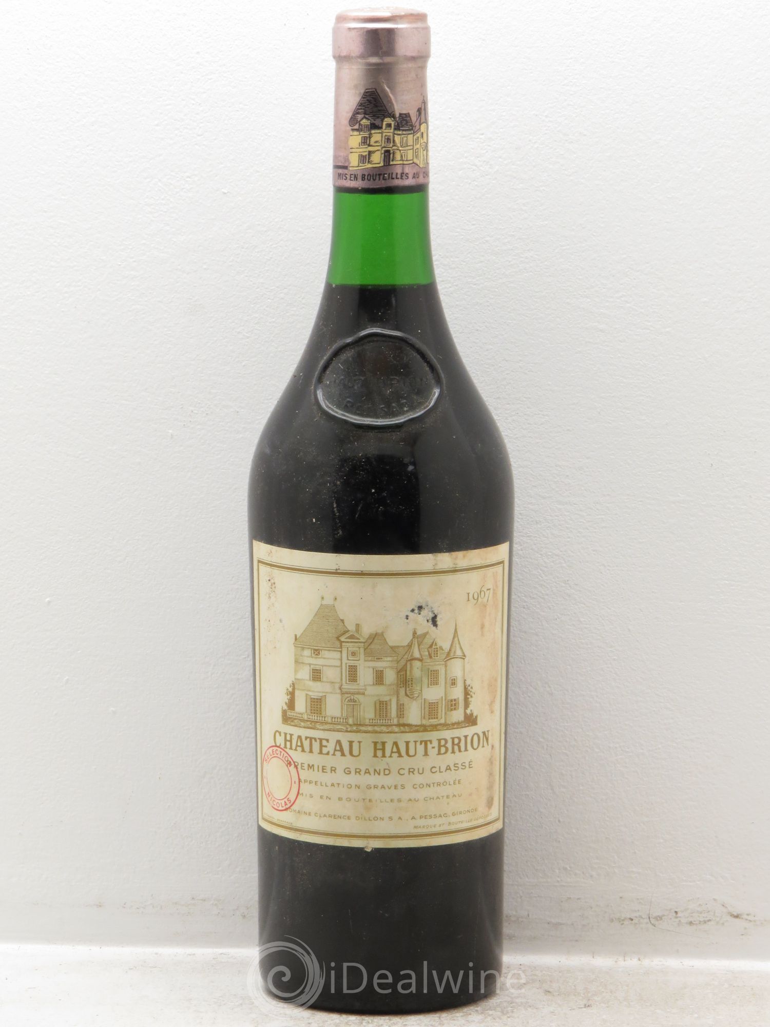 Château Haut Brion 1er Grand Cru Classé 1967 - Lot de 1 bouteille - 0
