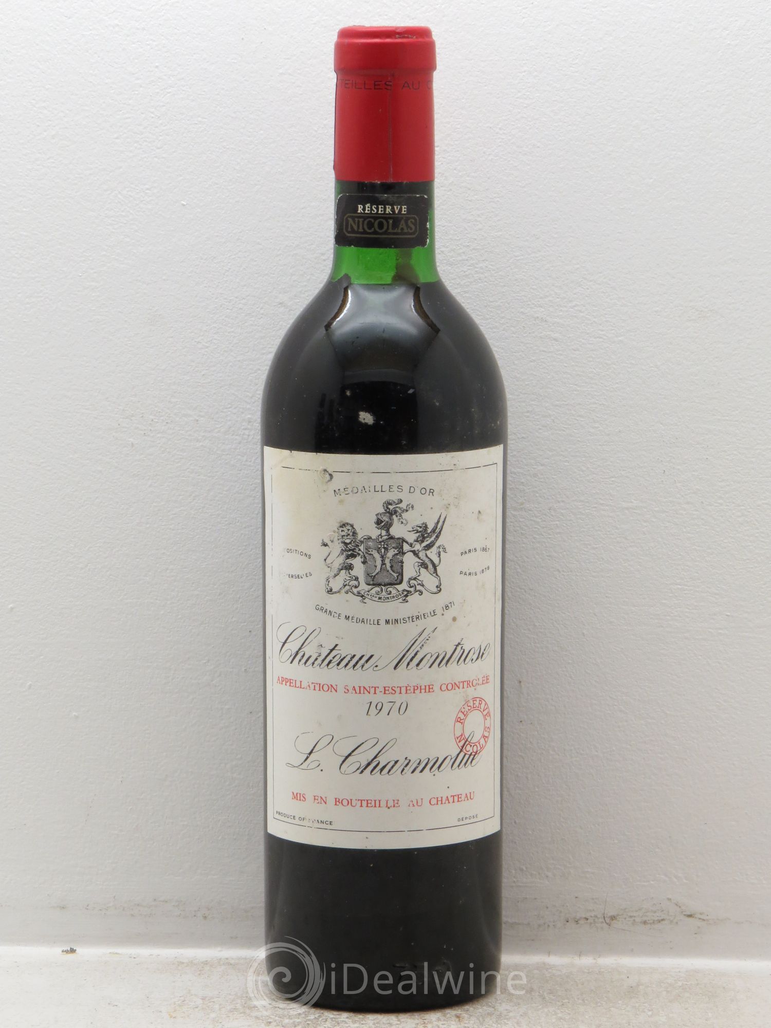 Château Montrose 2ème Grand Cru Classé 1970 - Lot de 1 bouteille - 0