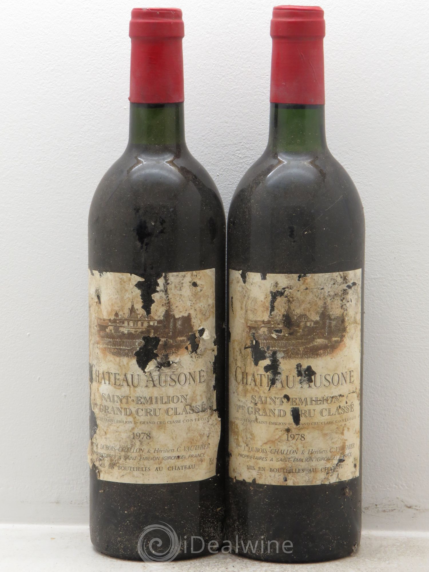Château Ausone 1er Grand Cru Classé A 1978 - Lot de 2 bouteilles - 0