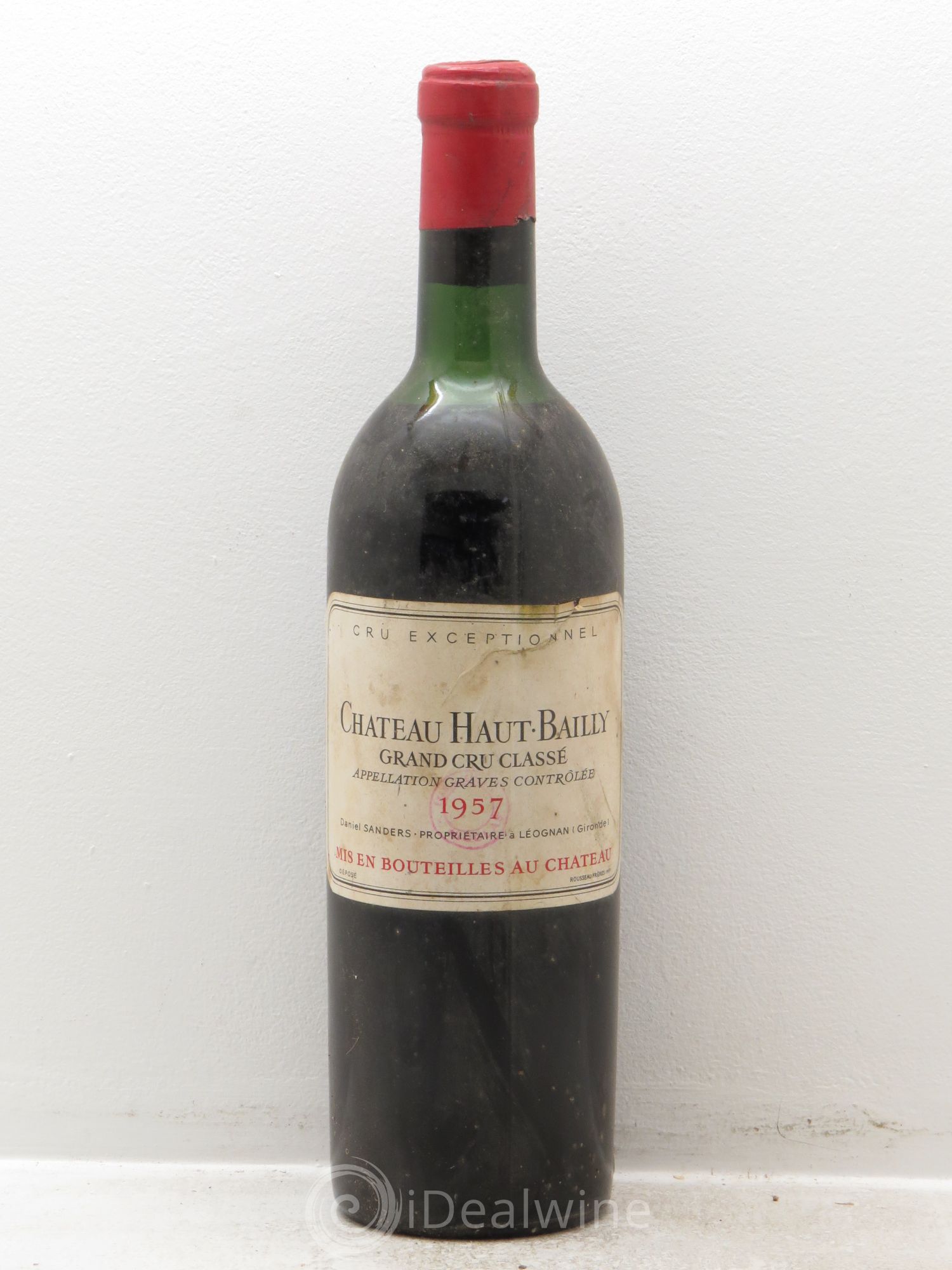 Château Haut-Bailly Cru Classé de Graves 1957 - Lot de 1 bouteille - 0