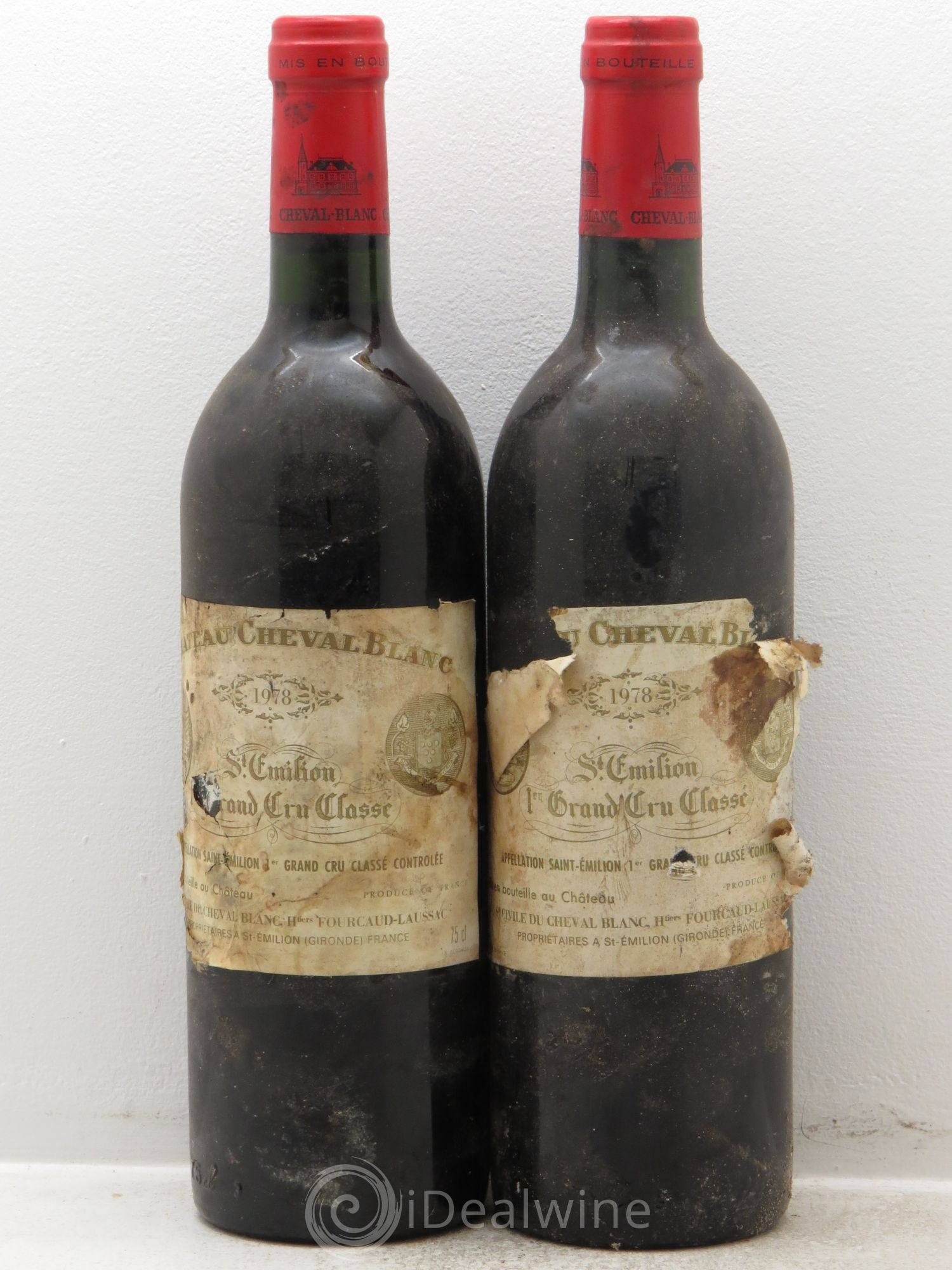 Château Cheval Blanc 1er Grand Cru Classé A 1978 - Lot de 2 bouteilles - 0