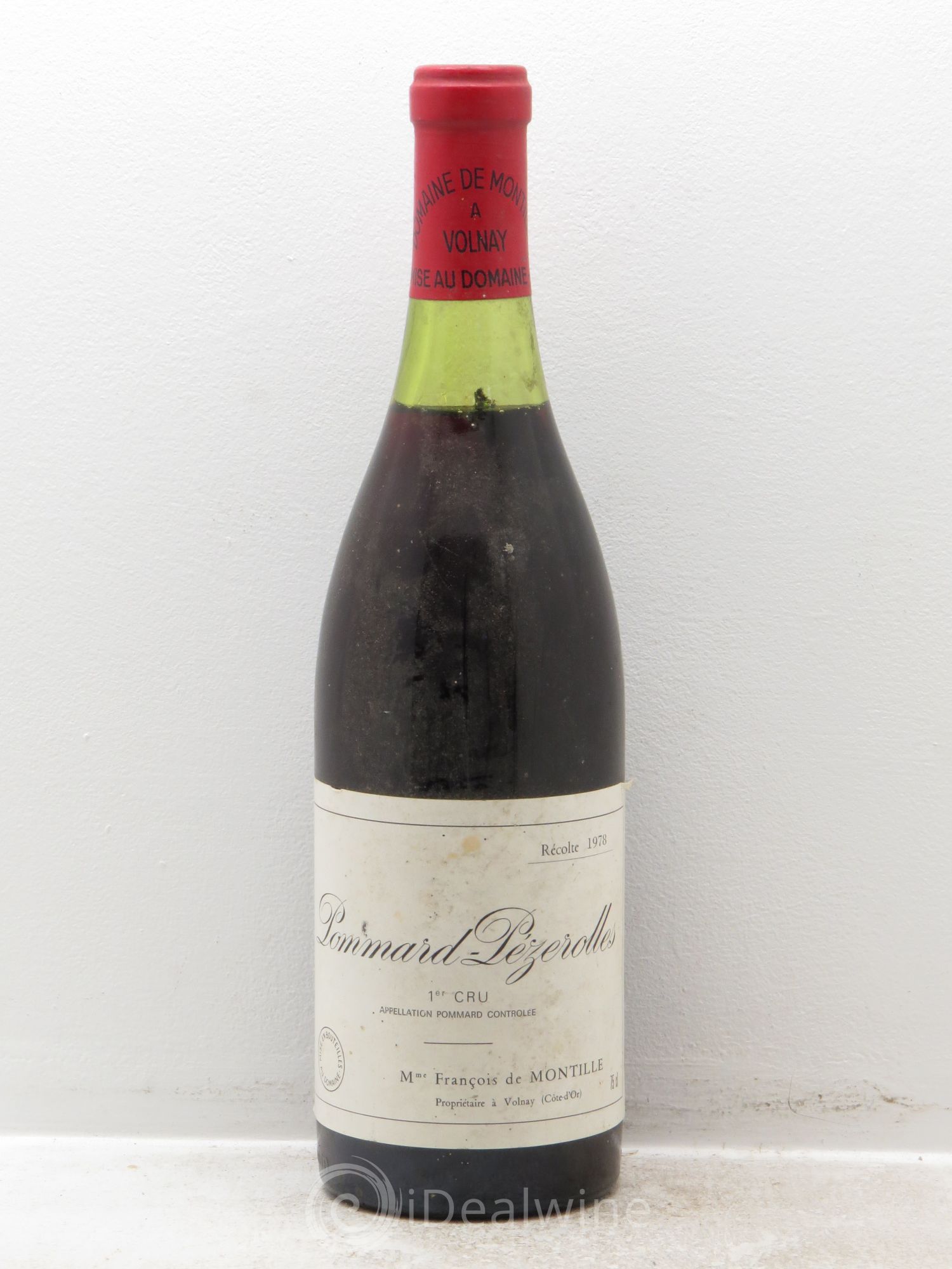 Pommard 1er Cru Les Pézerolles De Montille (Domaine) 1978 - Lot de 1 bouteille - 0