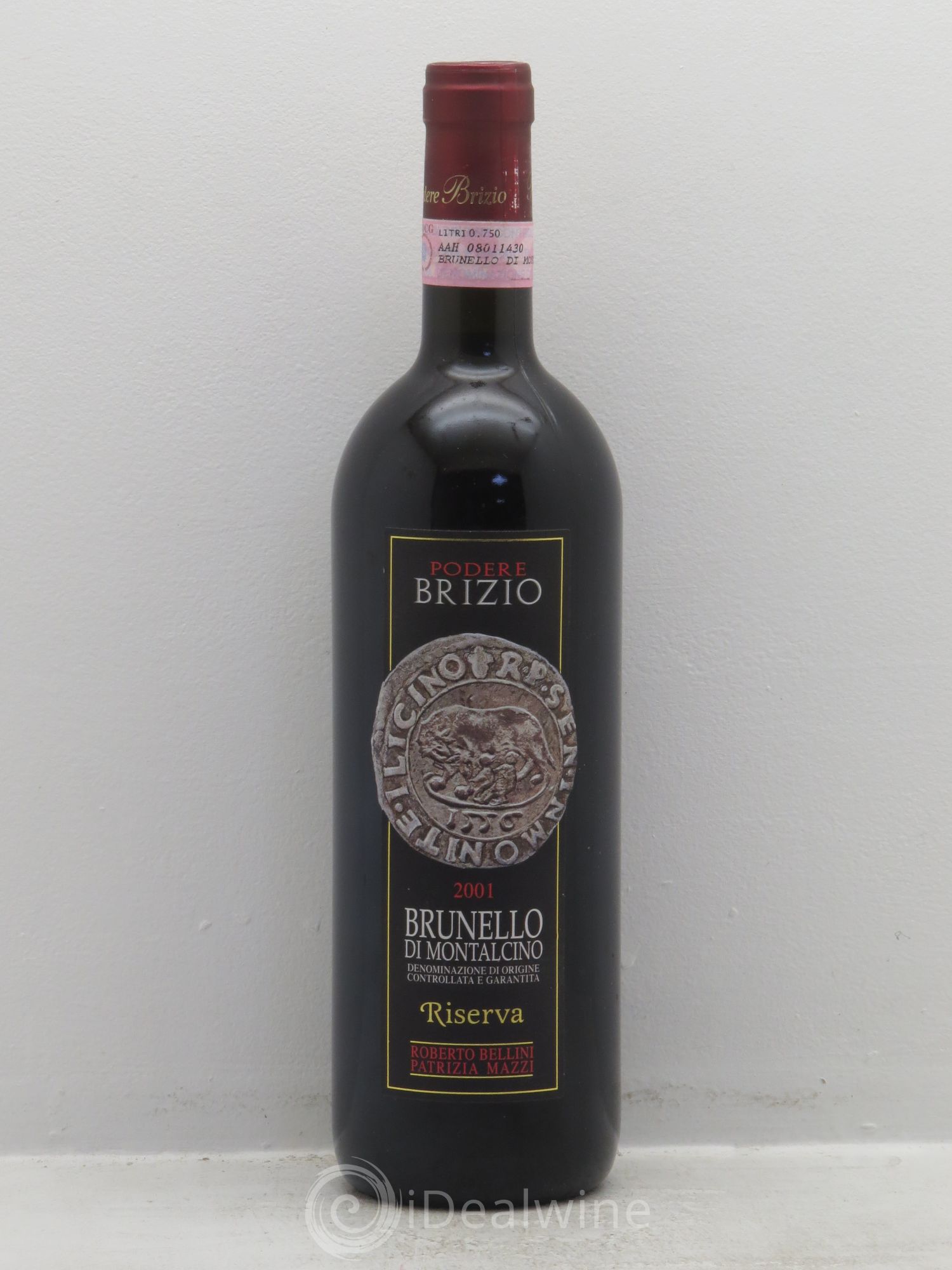 Brunello di Montalcino Riserva Podere Brizio (sans prix de réserve) 2001 - Lot de 1 bouteille - 0