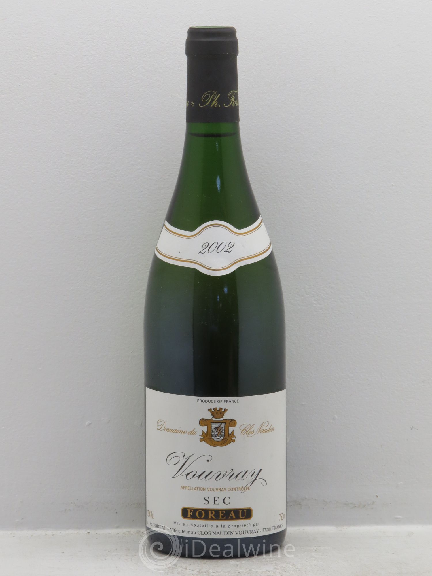Vouvray Sec Clos Naudin - Philippe Foreau 2002 - Lot de 1 bouteille - 0