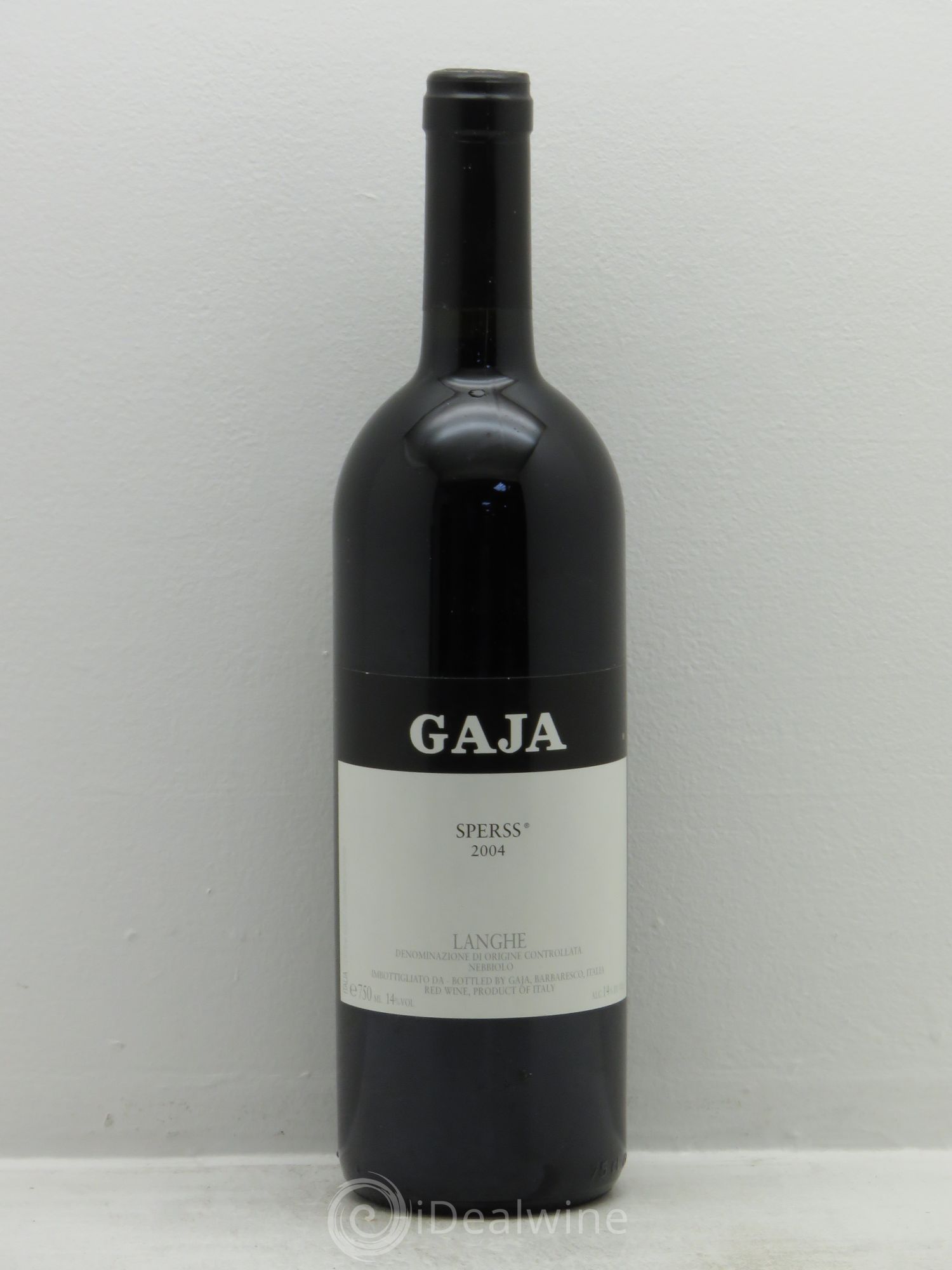 Barolo DOCG Sperss Angelo Gaja 2004 - Lot de 1 bouteille - 0