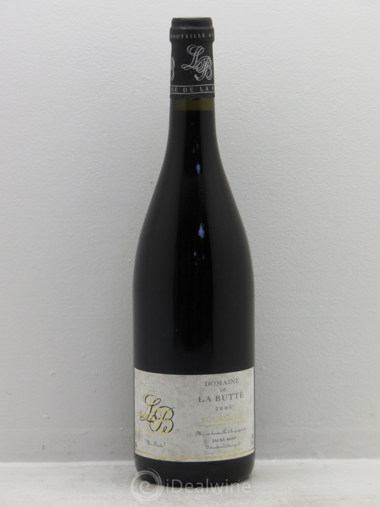 Bourgueil Mi-Pente Domaine de La Butte - Jacky Blot 2005 - Lot de 1 bouteille - 0