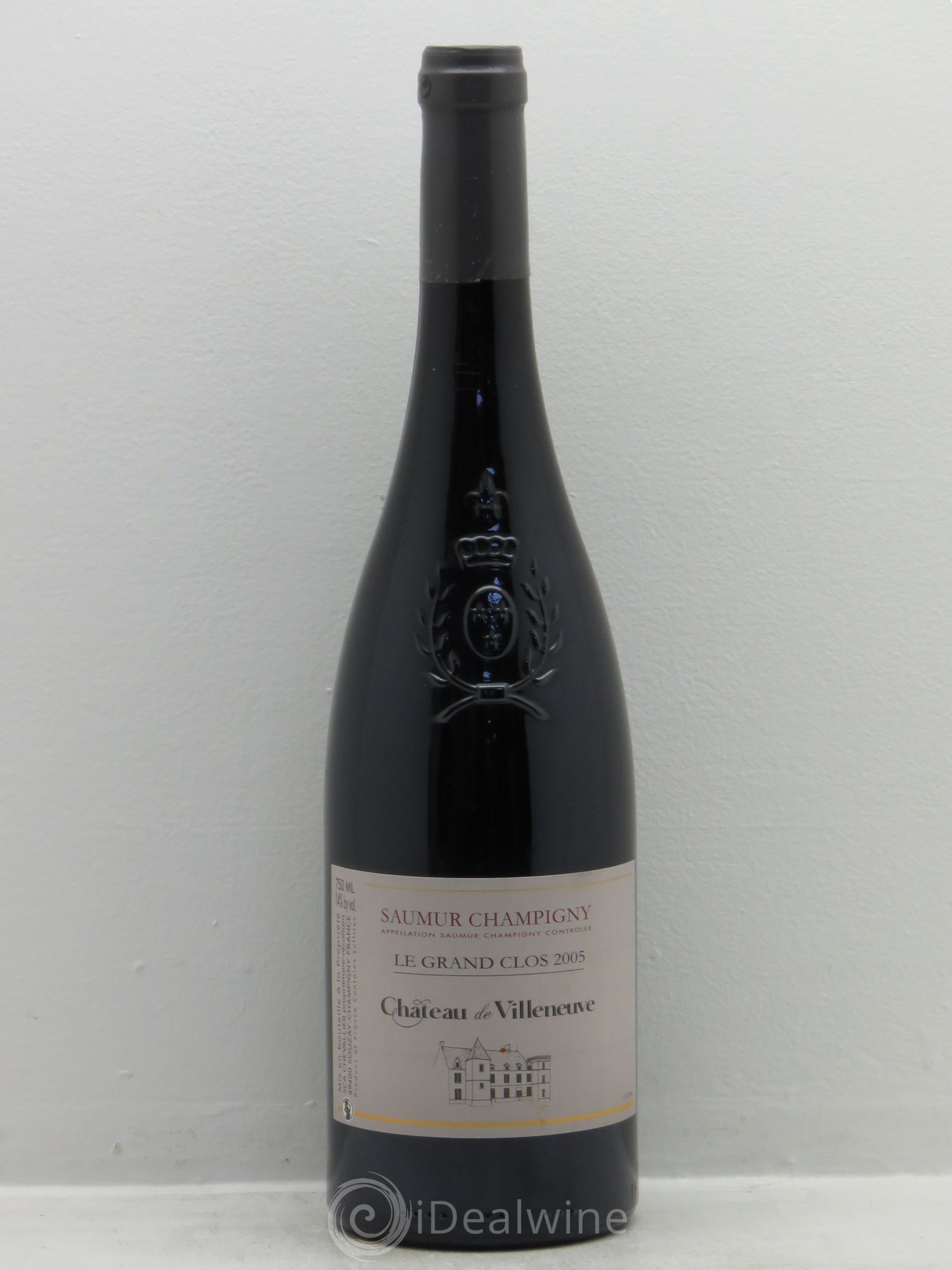 Saumur-Champigny Le Grand Clos Château de Villeneuve 2005 - Lot de 1 bouteille - 0